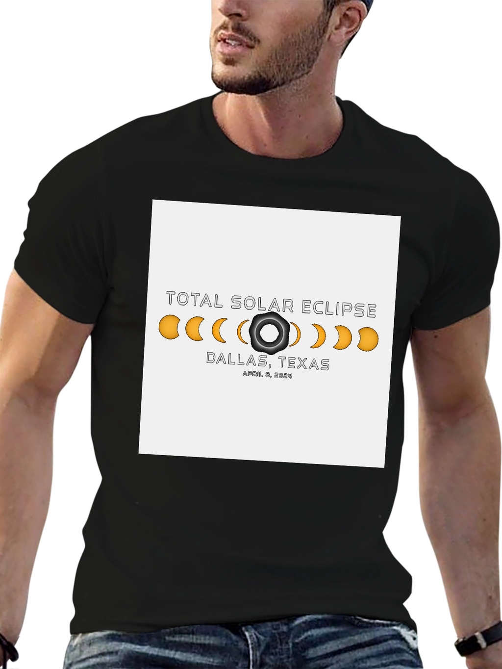 Total Solar Eclipse Dallas Texas April 8 2024 T-Shirt