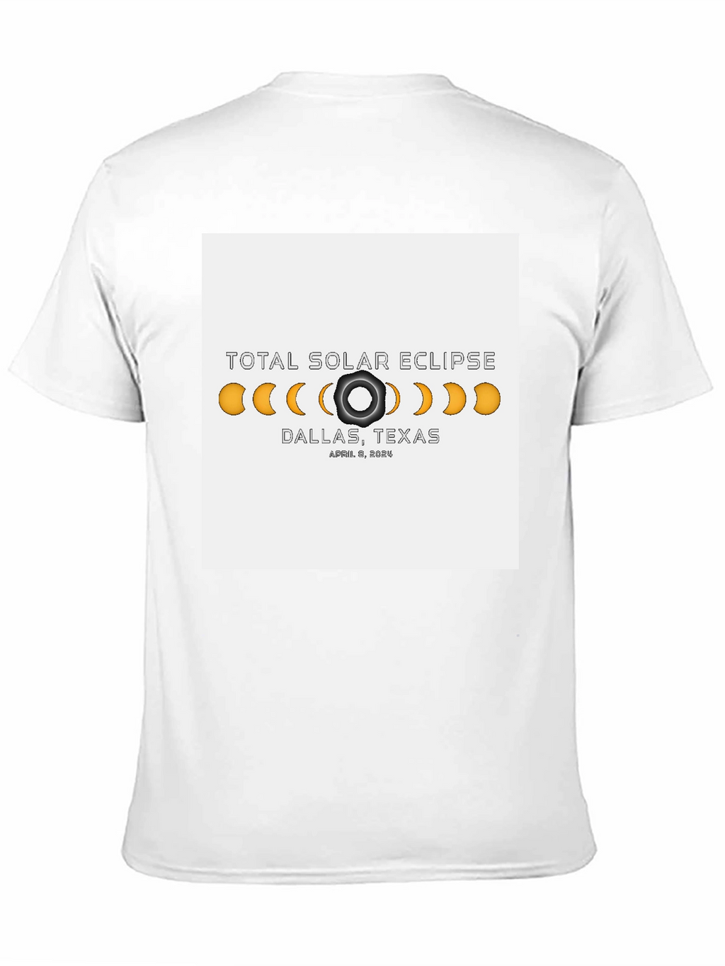 Total Solar Eclipse Dallas Texas April 8 2024 T-Shirt