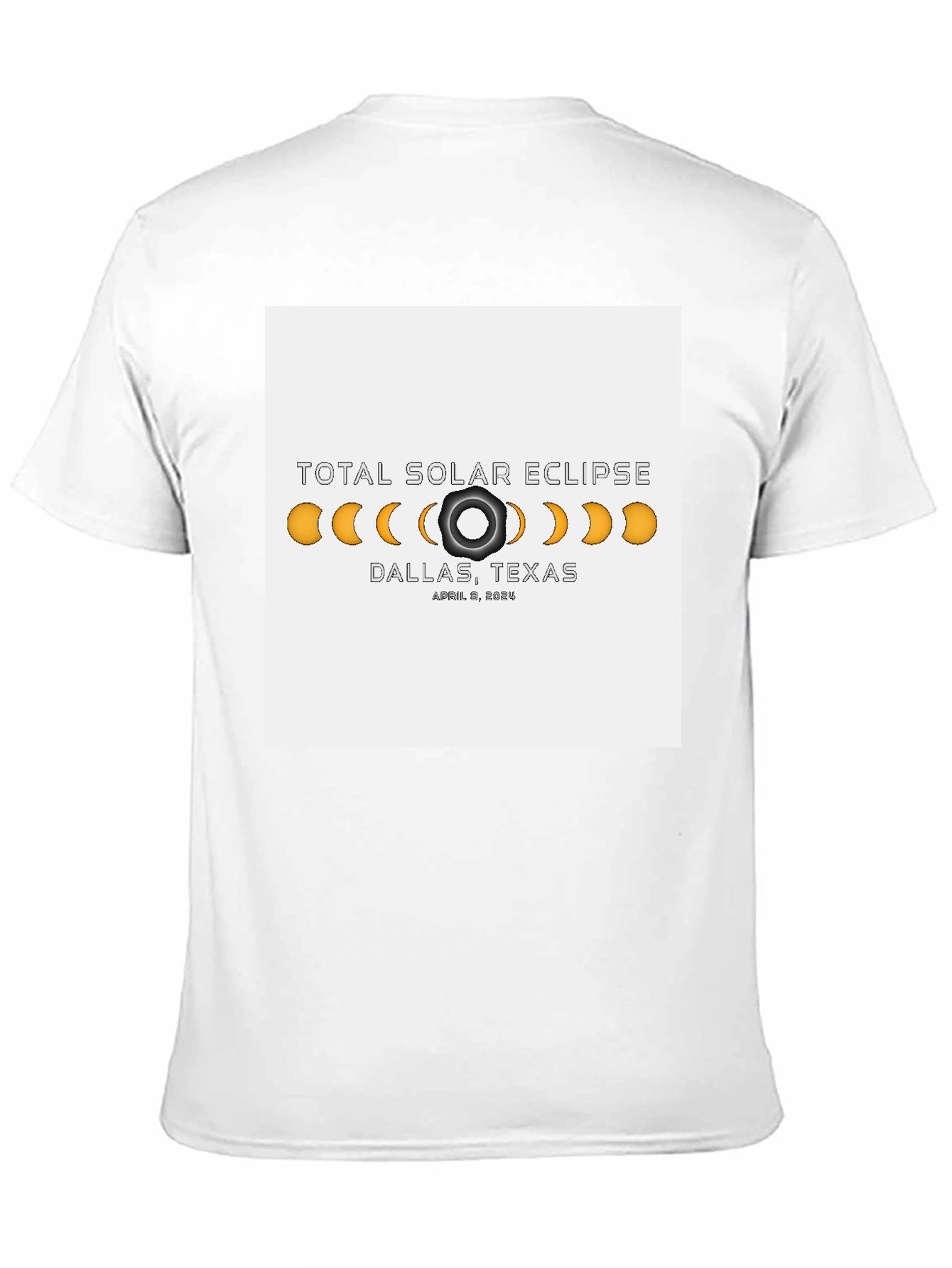 Total Solar Eclipse Dallas Texas April 8 2024 T-Shirt