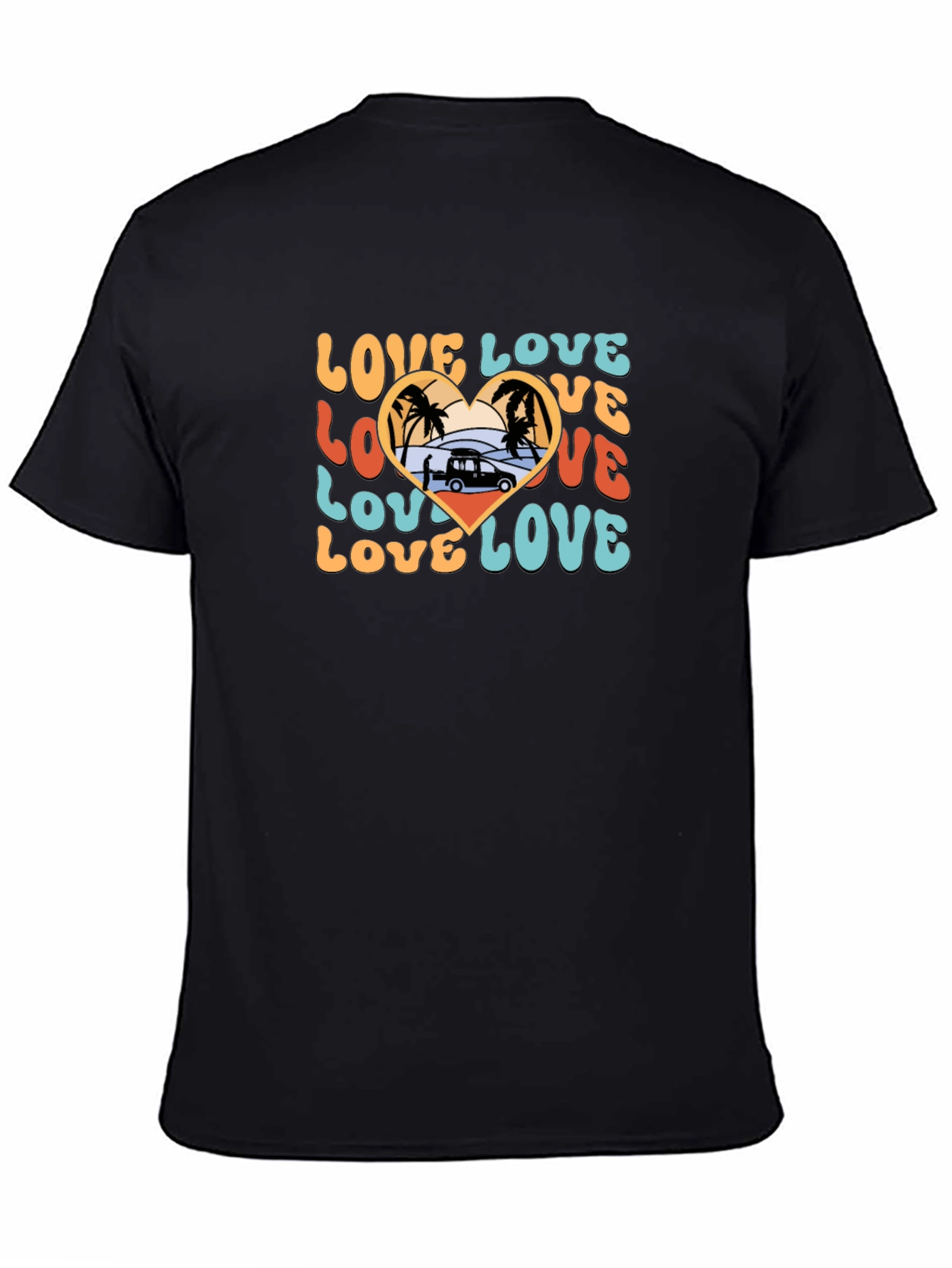 Retro Love Beach Van T-Shirt