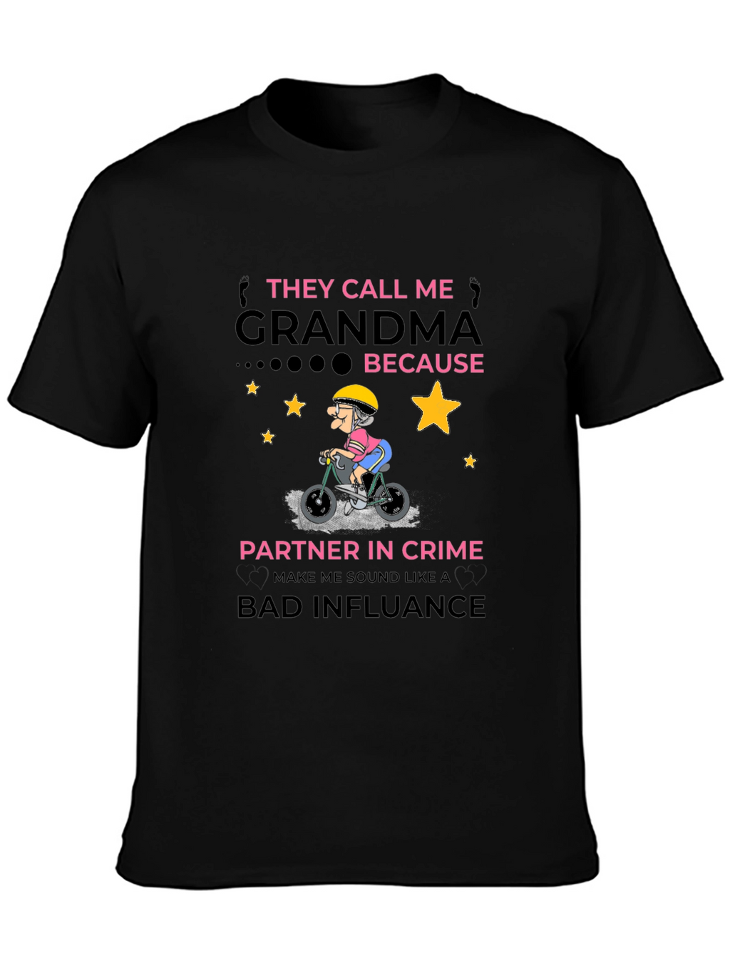 Grandma Partner in Crime Graphic Tee