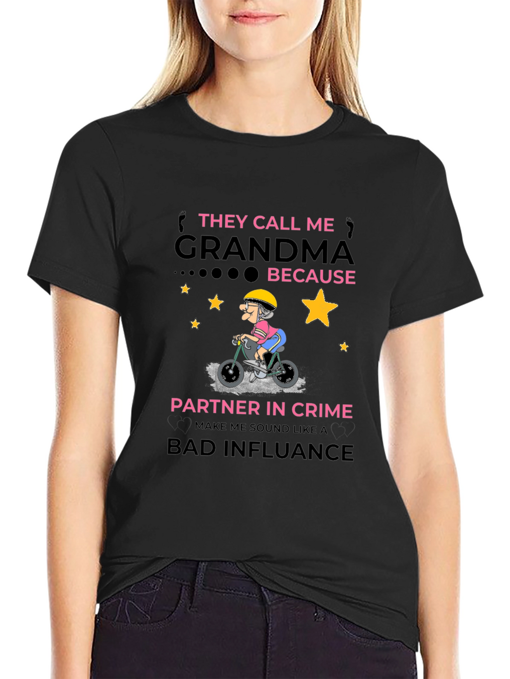 Grandma Partner in Crime Graphic Tee