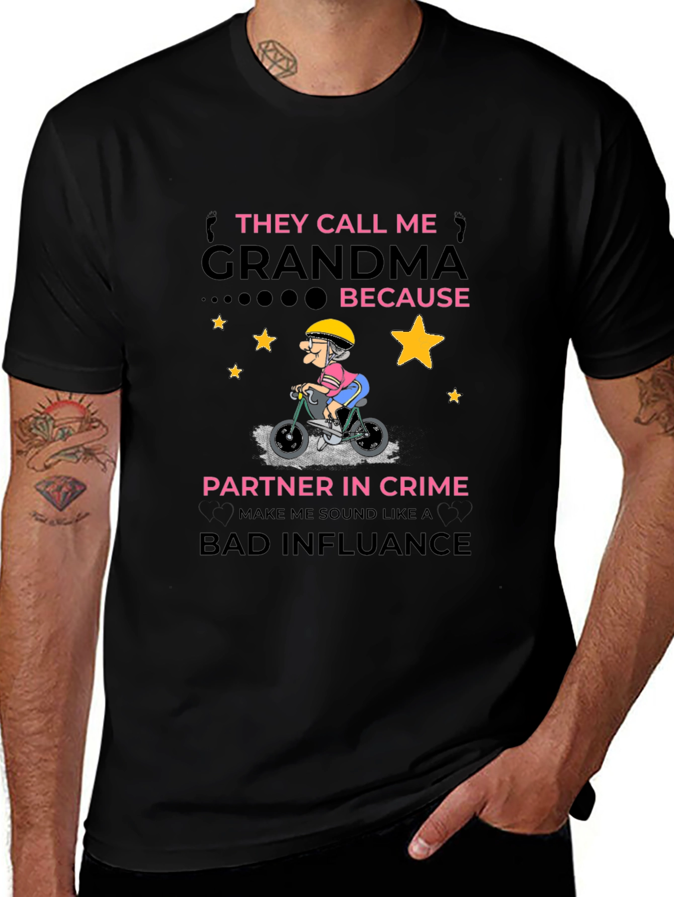 Grandma Partner in Crime Graphic Tee
