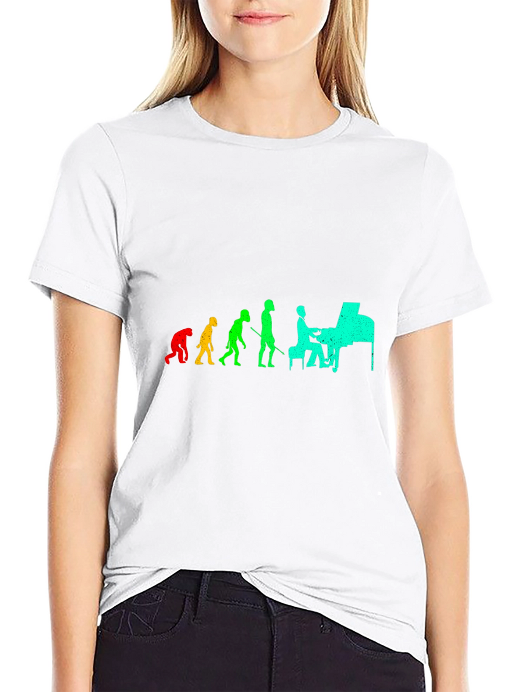 Evolution of Piano Black T-Shirt