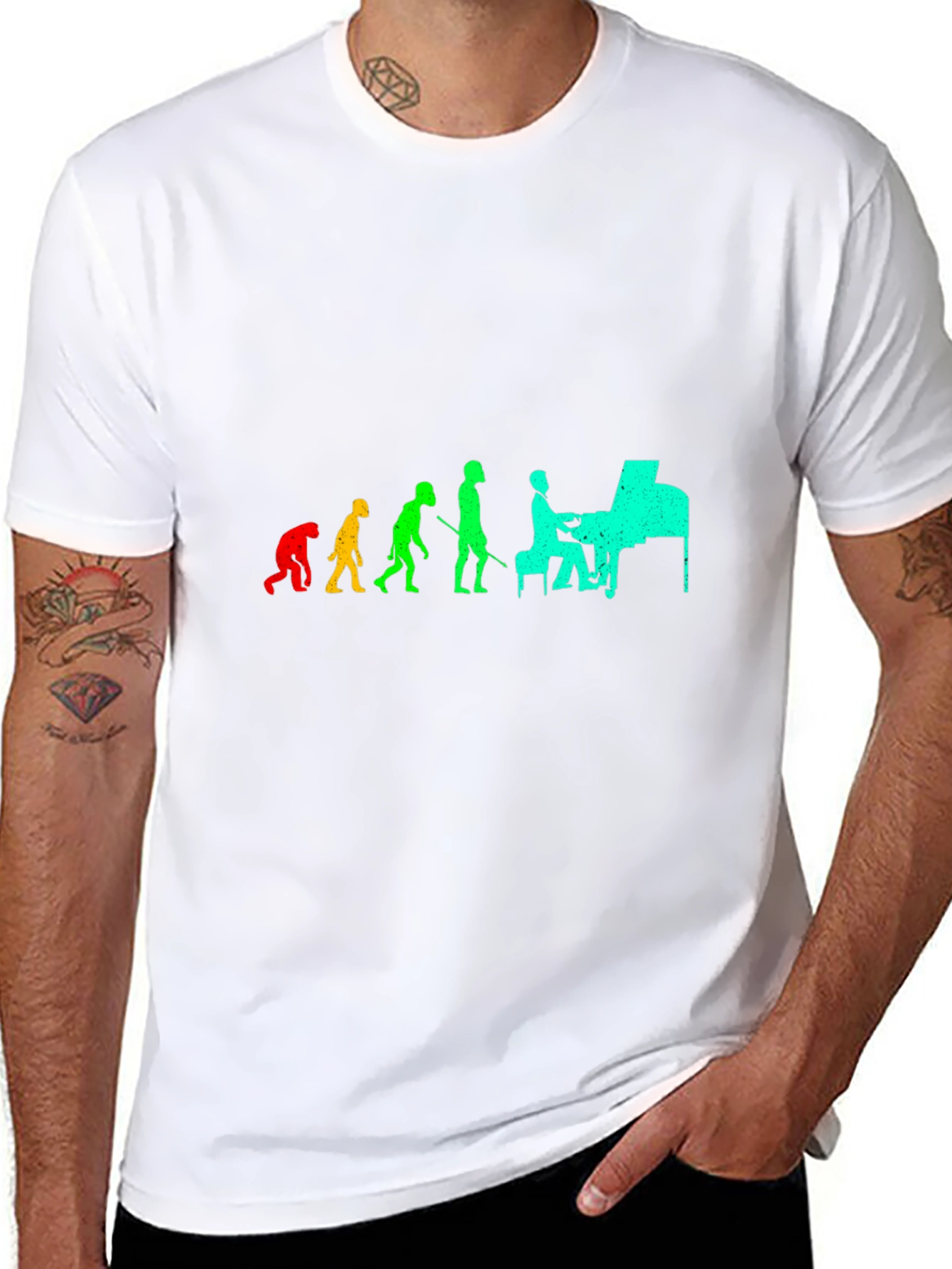 Evolution of Piano Black T-Shirt