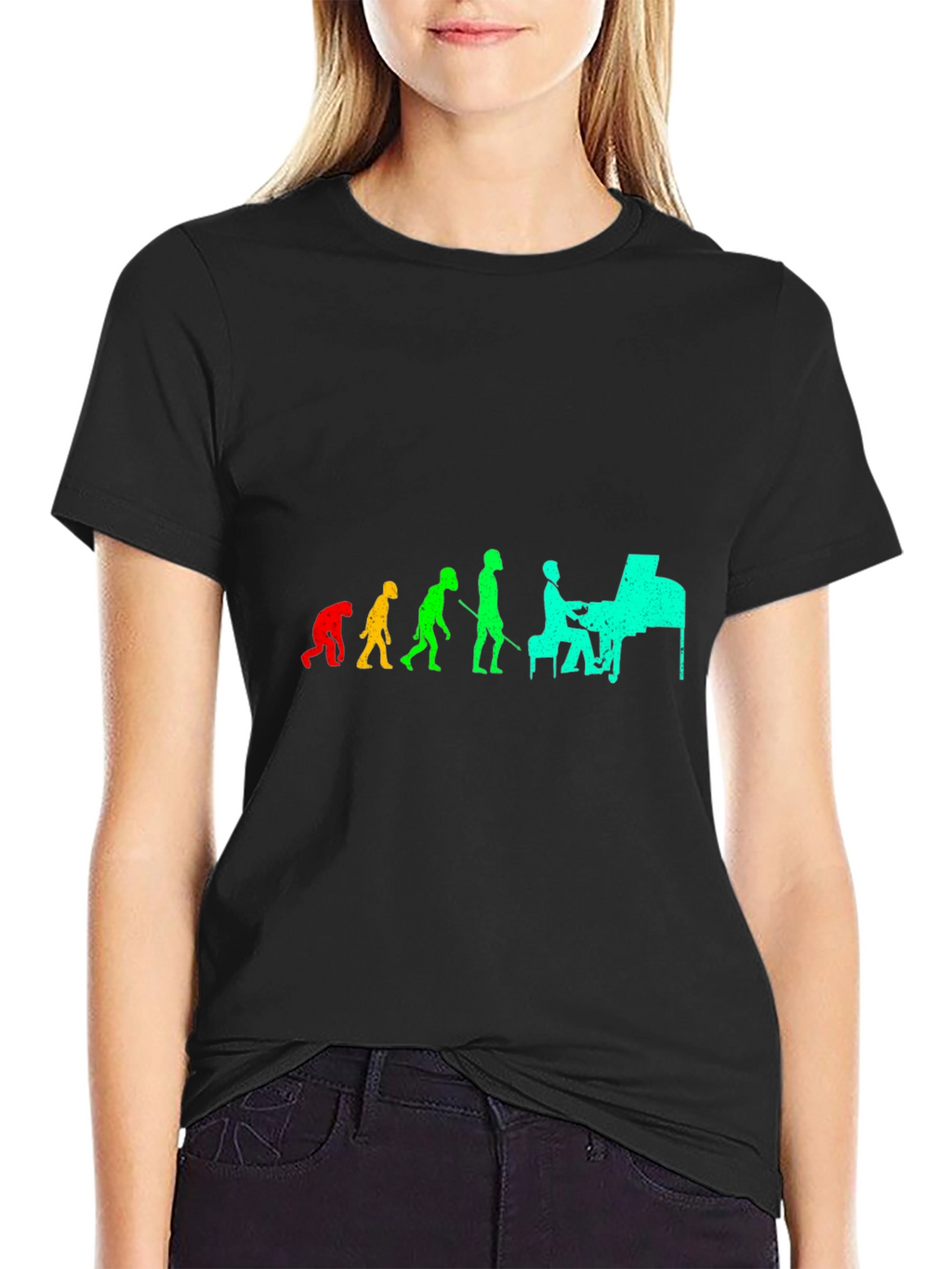 Evolution of Piano Black T-Shirt
