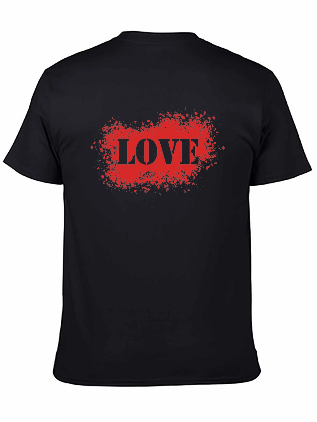 LOVE Graphic Tee - Black Short Sleeve