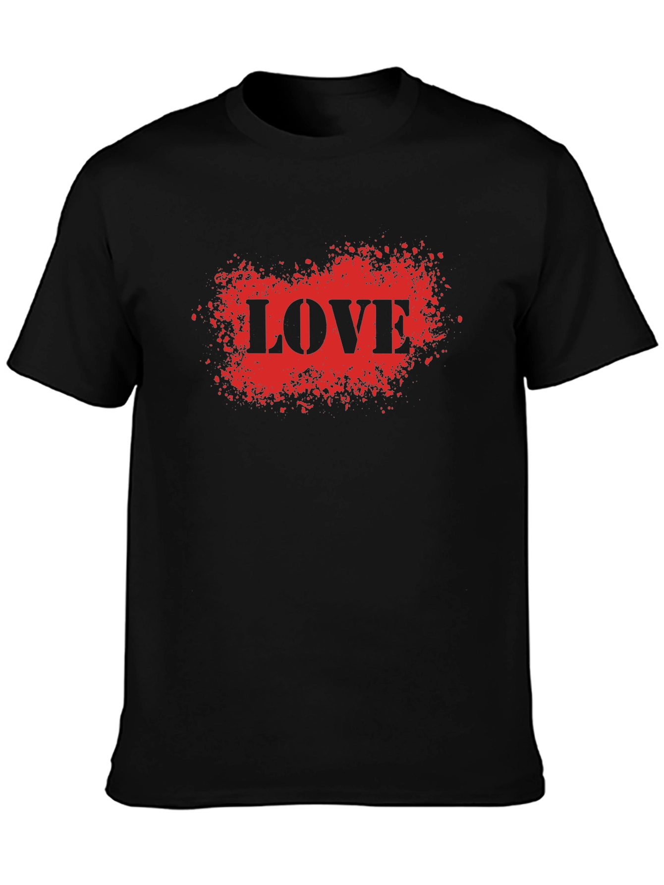 LOVE Graphic Tee - Black Short Sleeve
