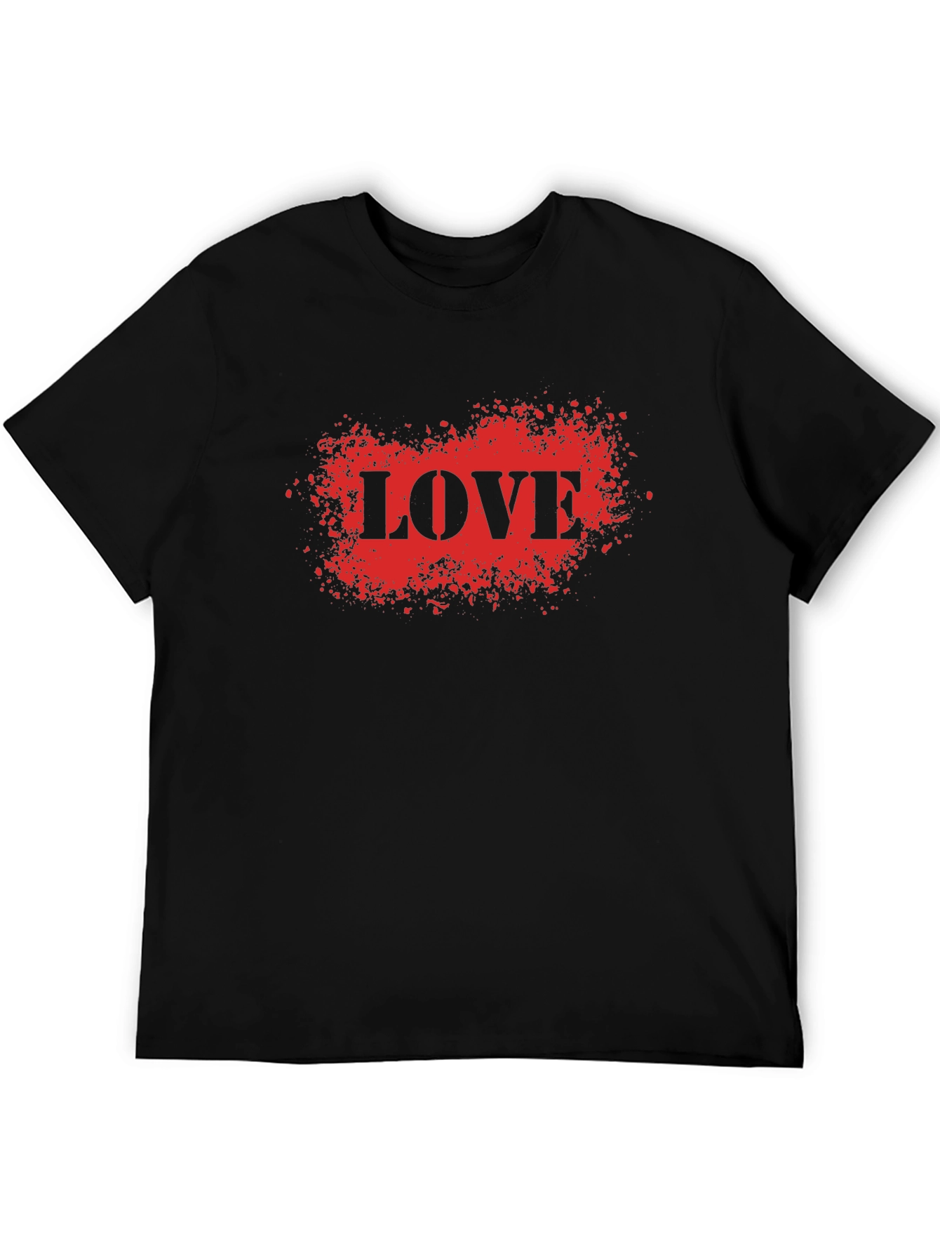 LOVE Graphic Tee - Black Short Sleeve