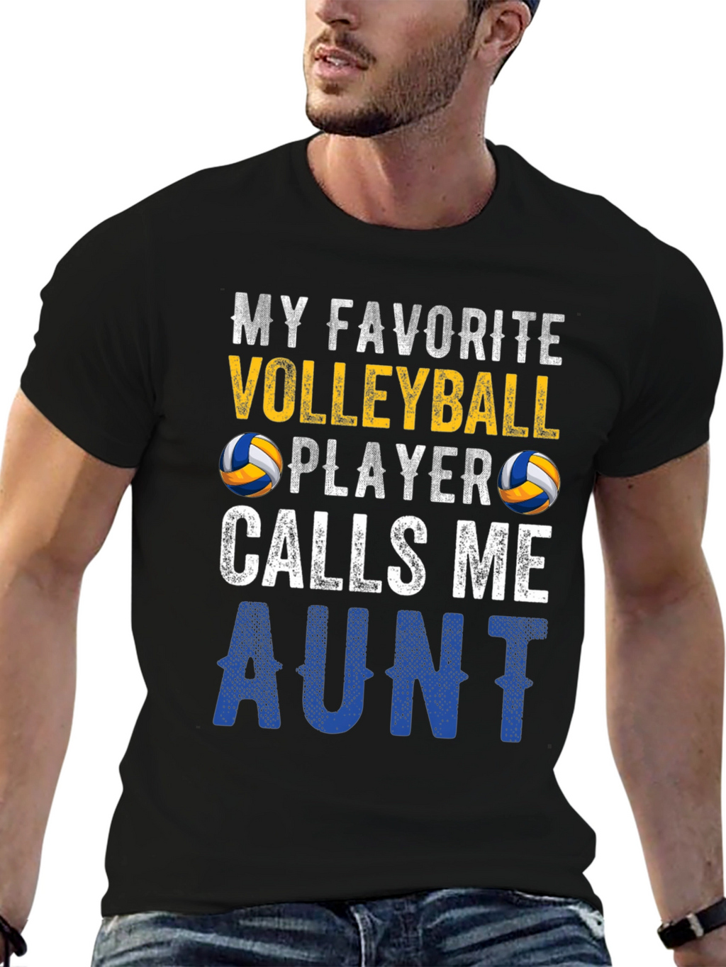 My Favorite Volleyball Player Calls Me Aunt T-Shirt