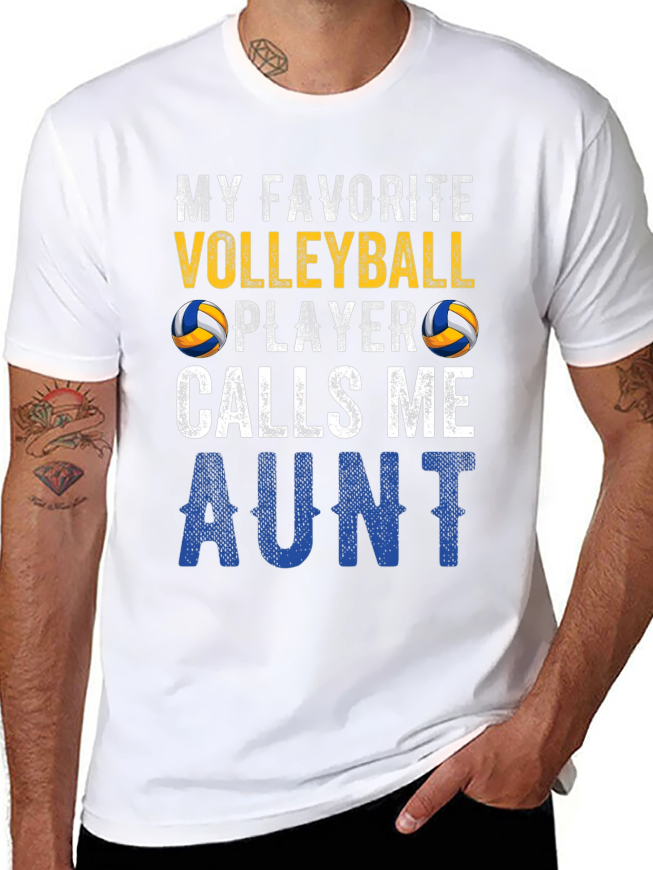 My Favorite Volleyball Player Calls Me Aunt T-Shirt