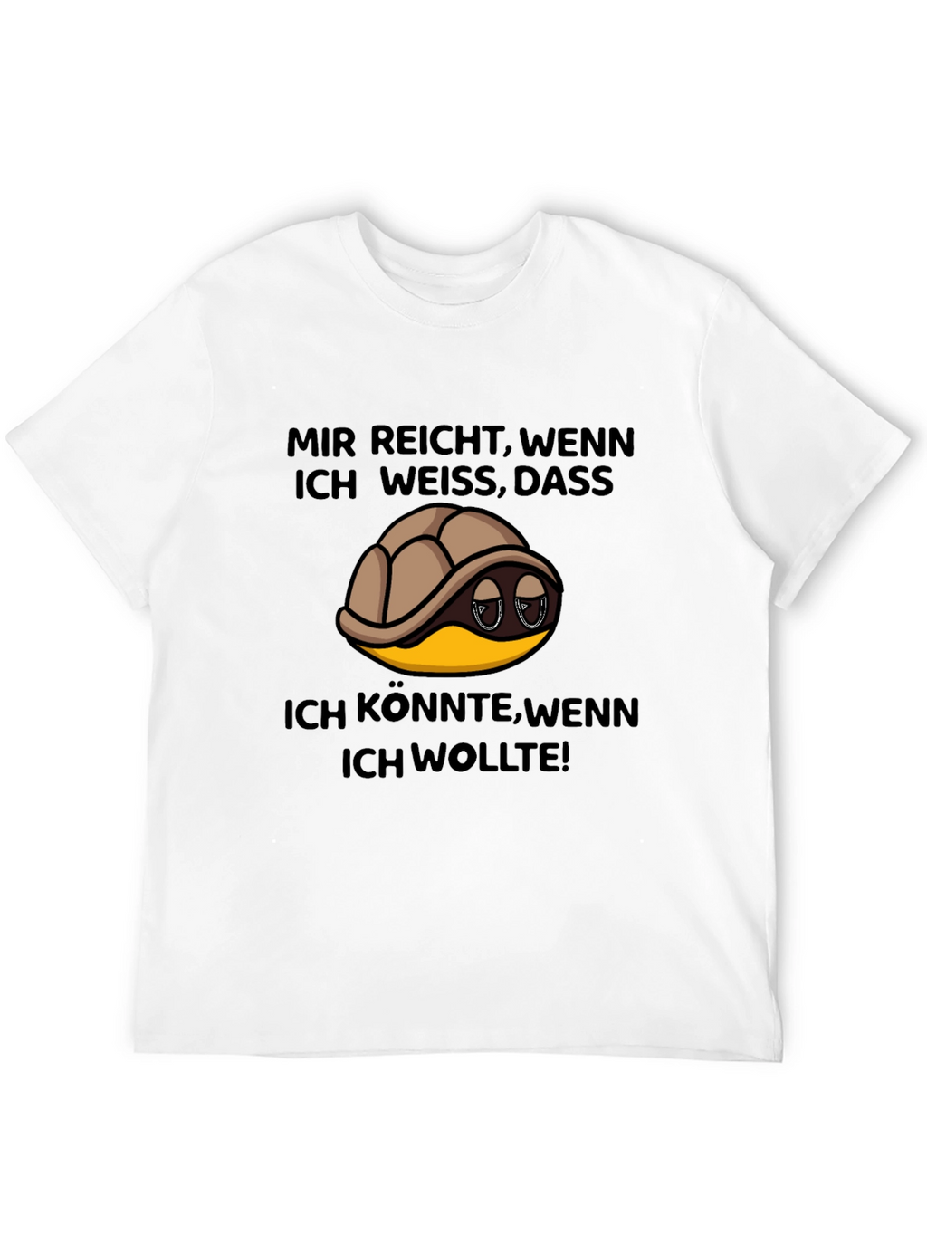 Turtle German Slogan T-Shirt