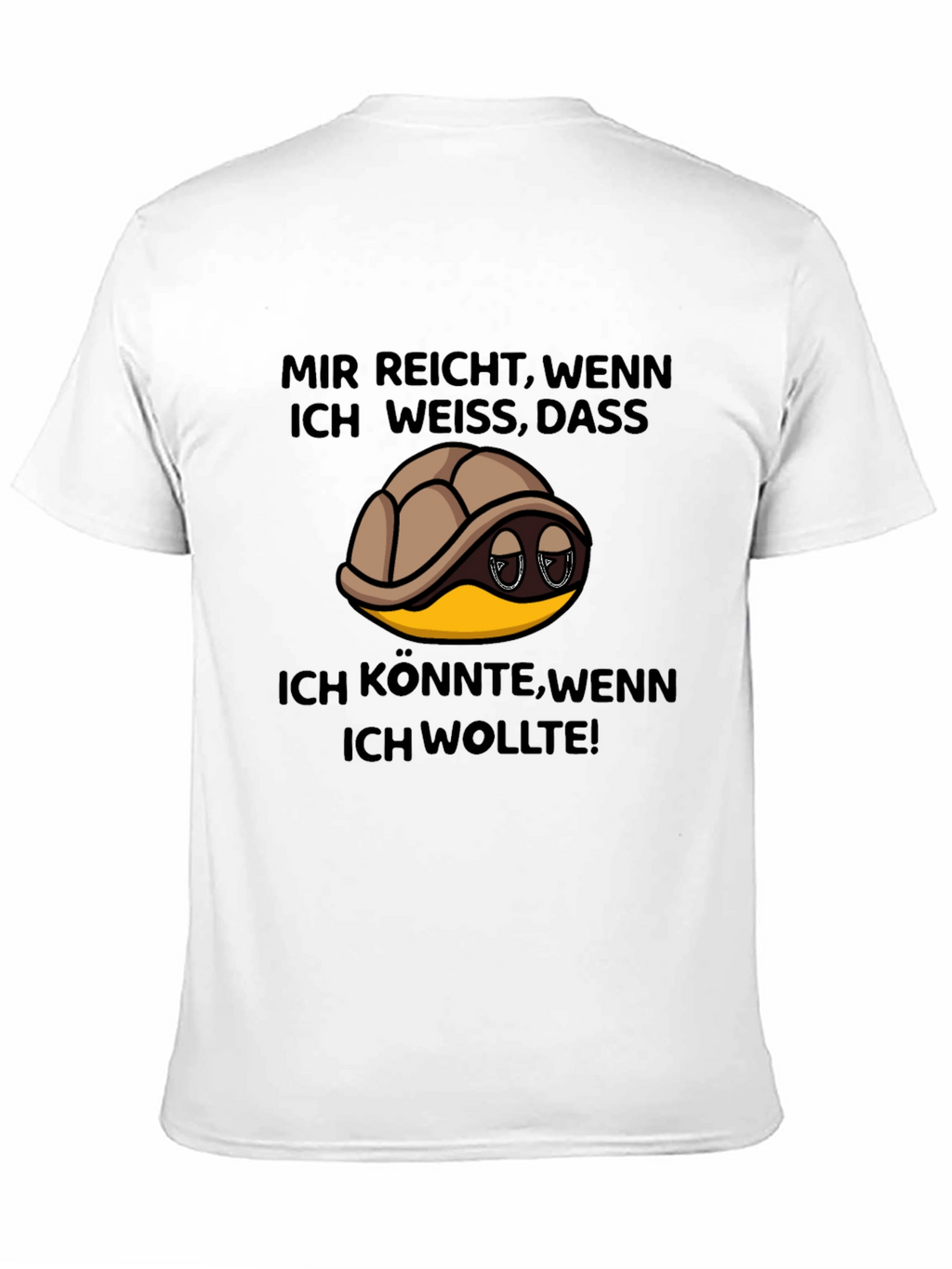 Turtle German Slogan T-Shirt