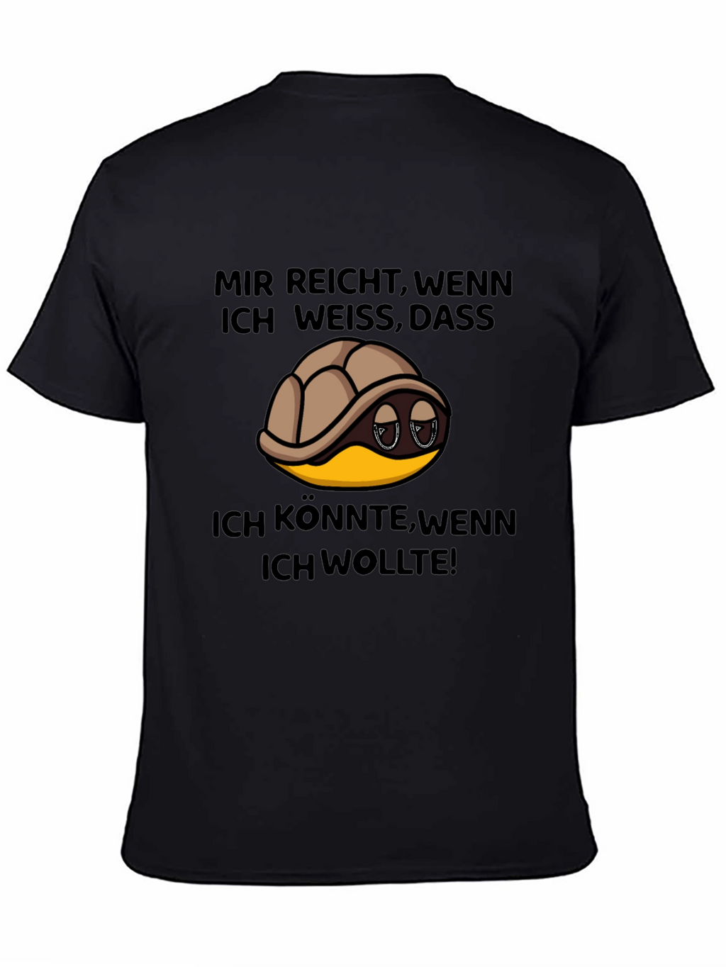 Turtle German Slogan T-Shirt