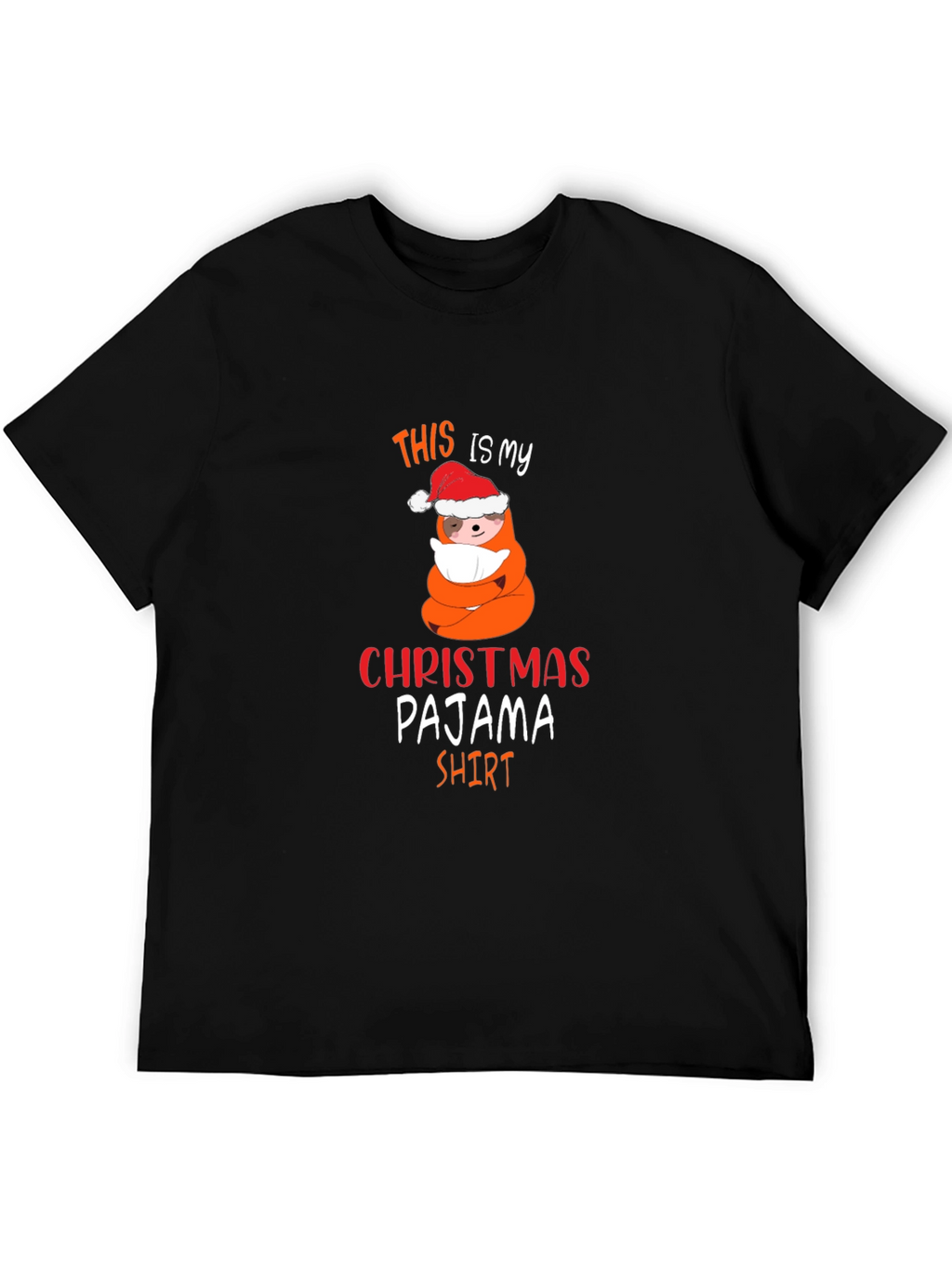 Christmas Pajama Shirt Funny Holiday Tee