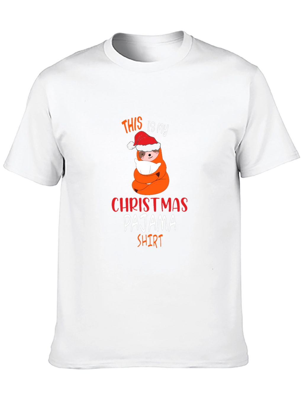 Christmas Pajama Shirt Funny Holiday Tee
