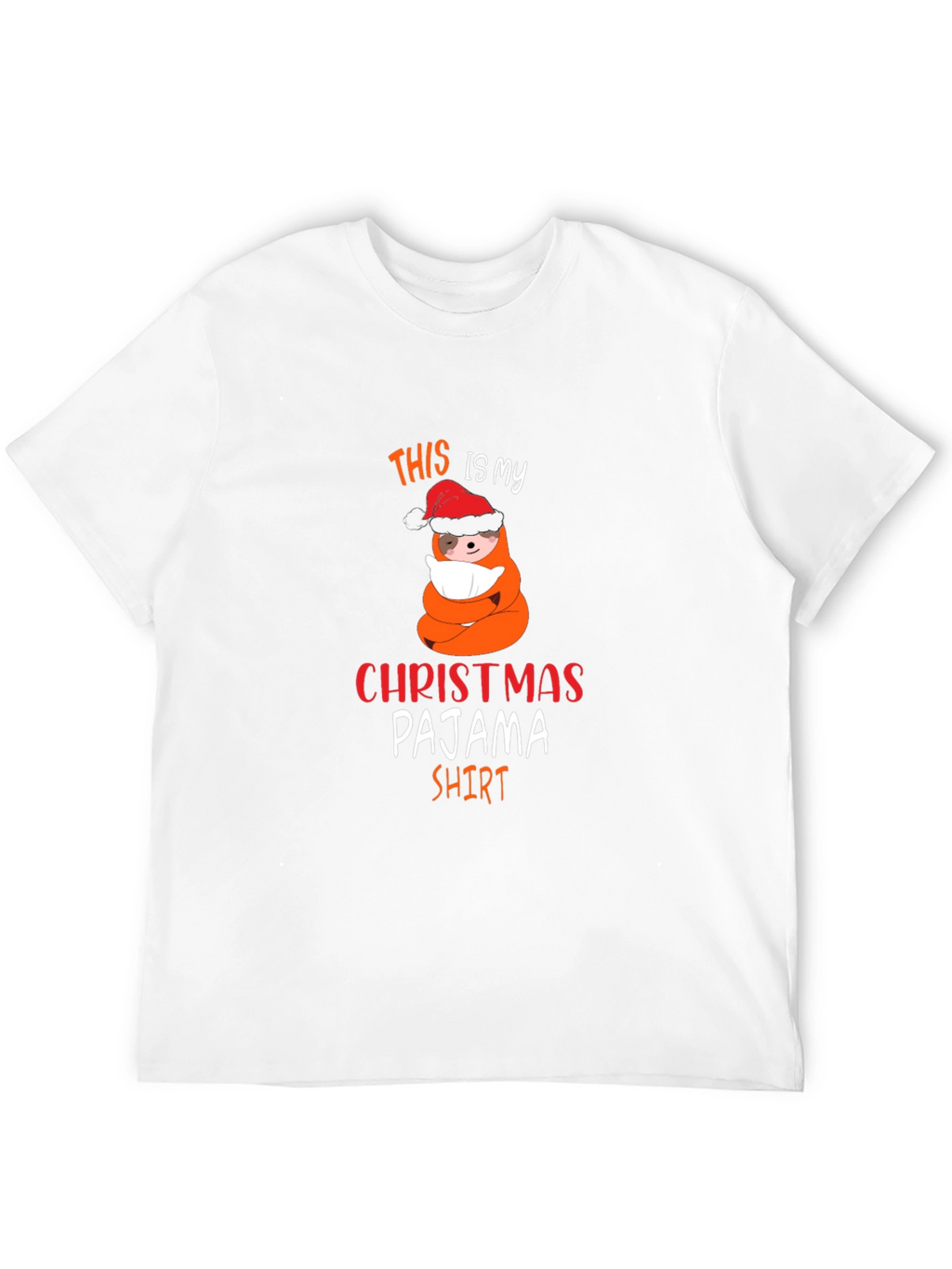 Christmas Pajama Shirt Funny Holiday Tee