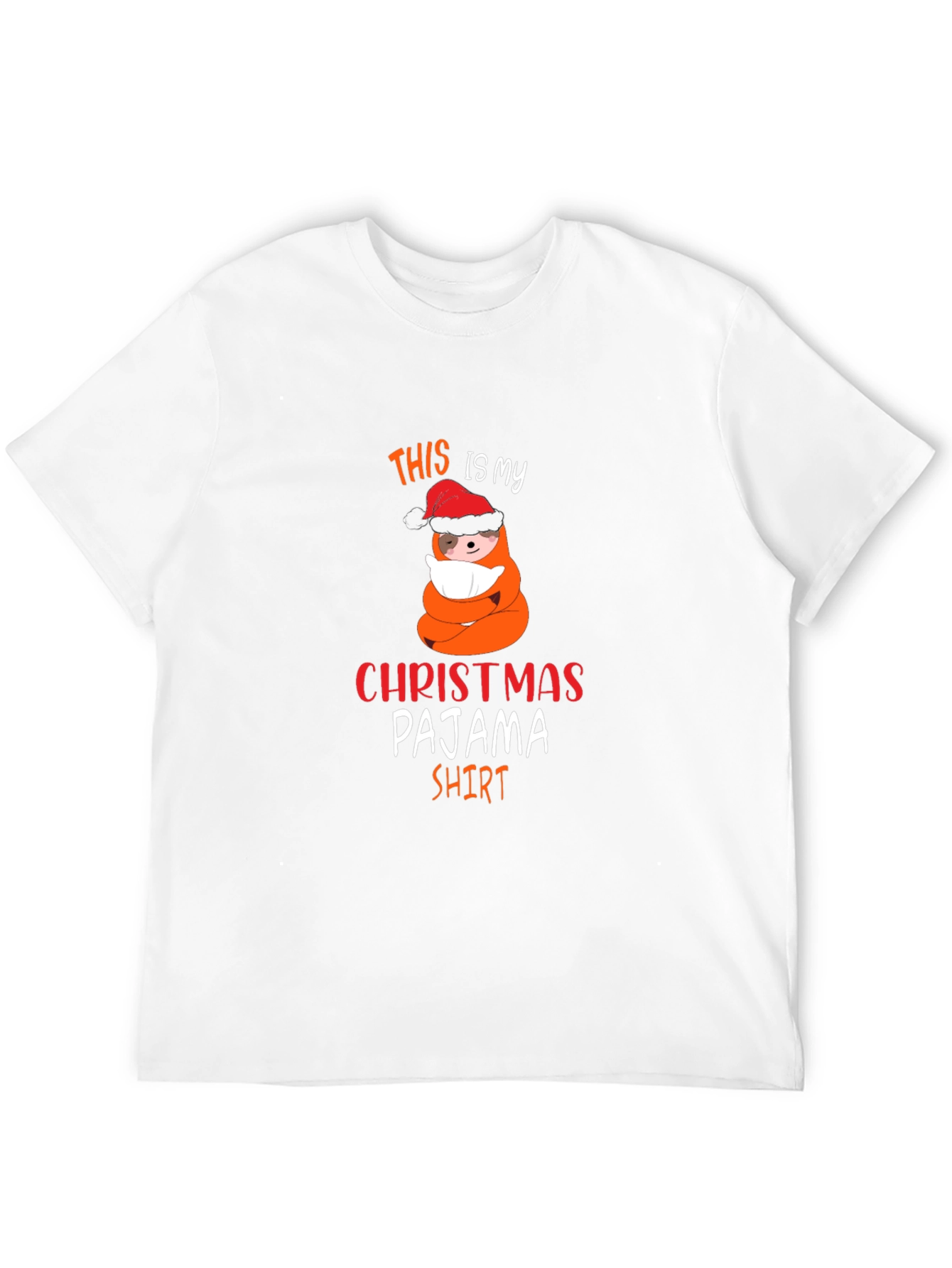 Christmas Pajama Shirt Funny Holiday Tee