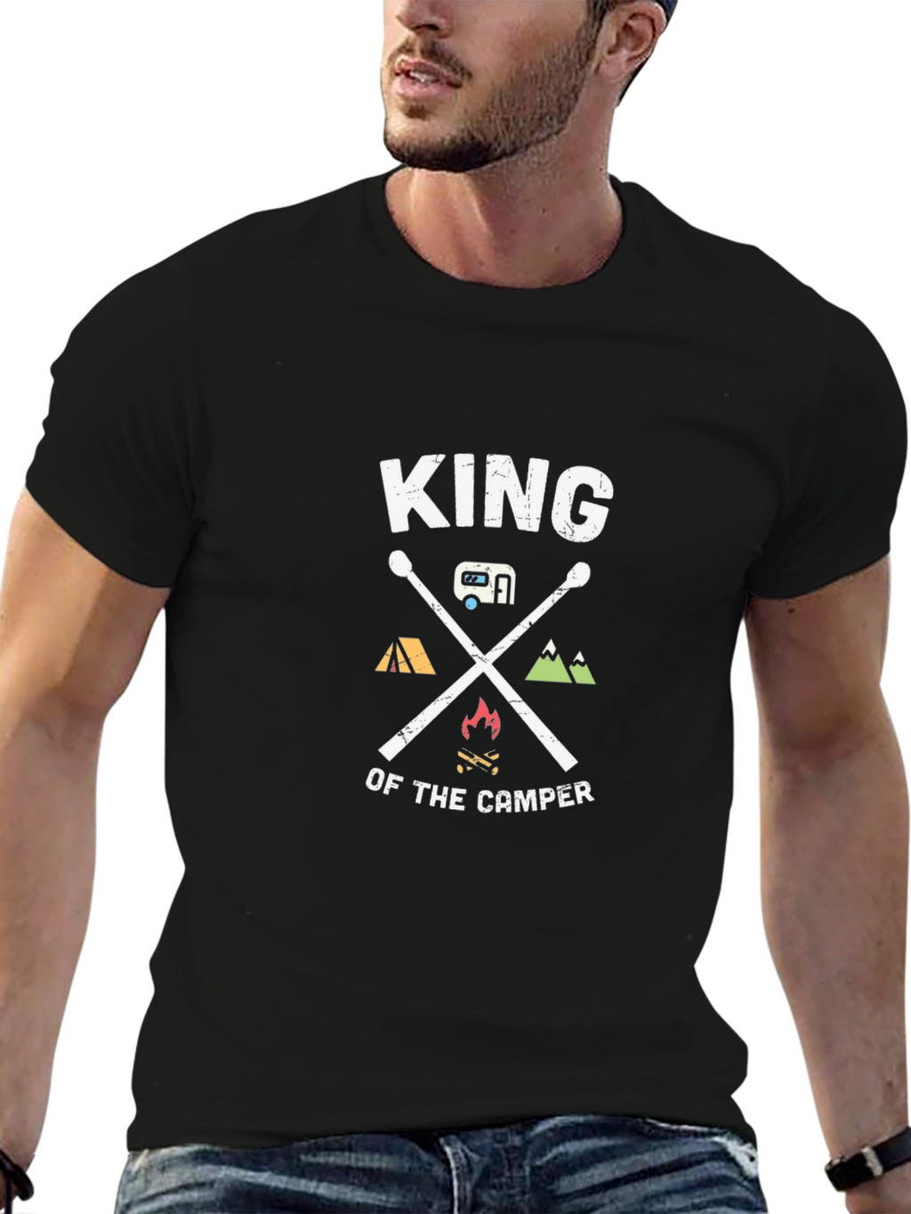 King of the Camper Graphic T-Shirt