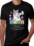 Cat Chemistry Pun T-Shirt - Cation Science Tee