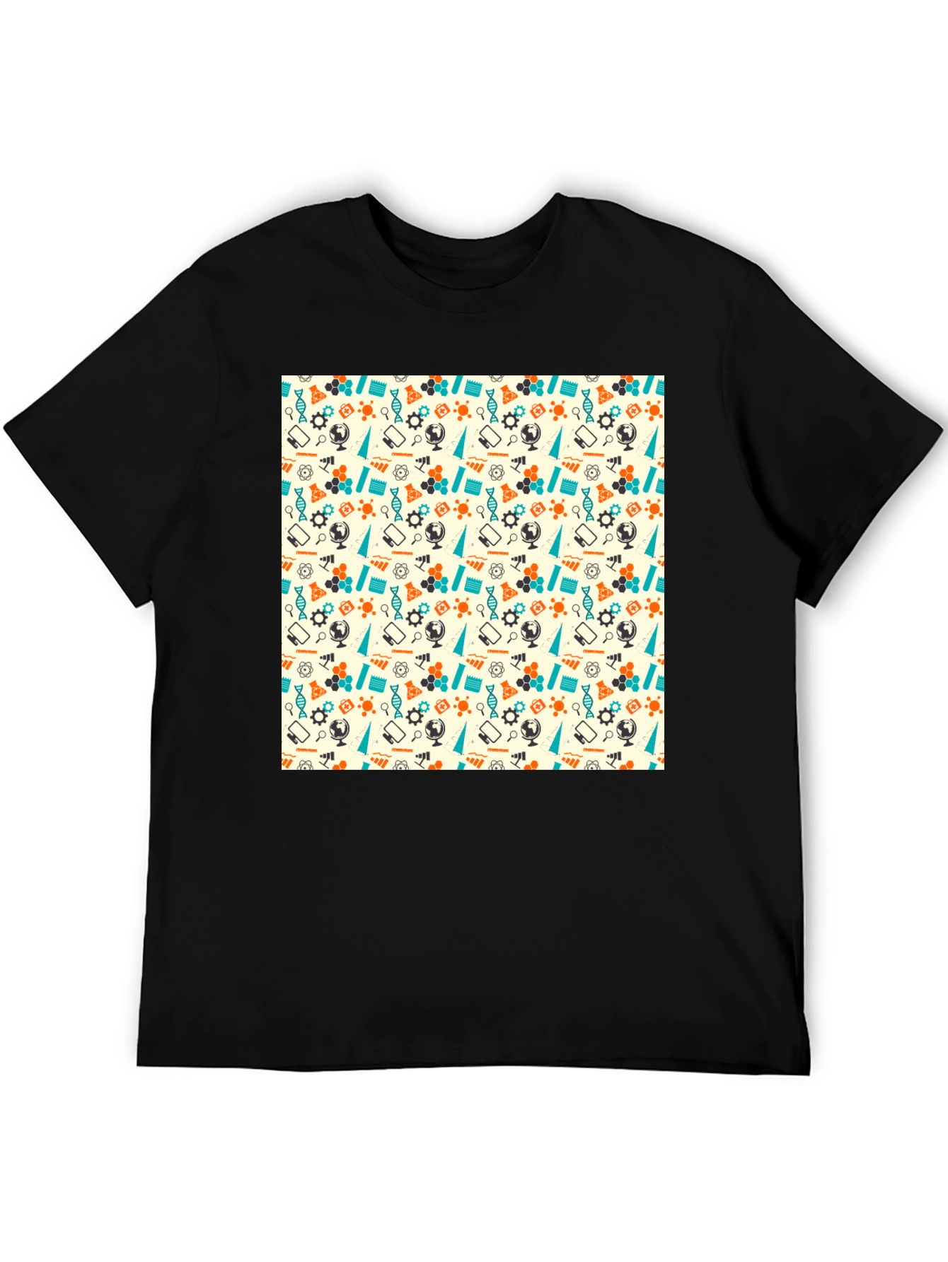 Science Pattern T-Shirt: Stylish & Unique Design