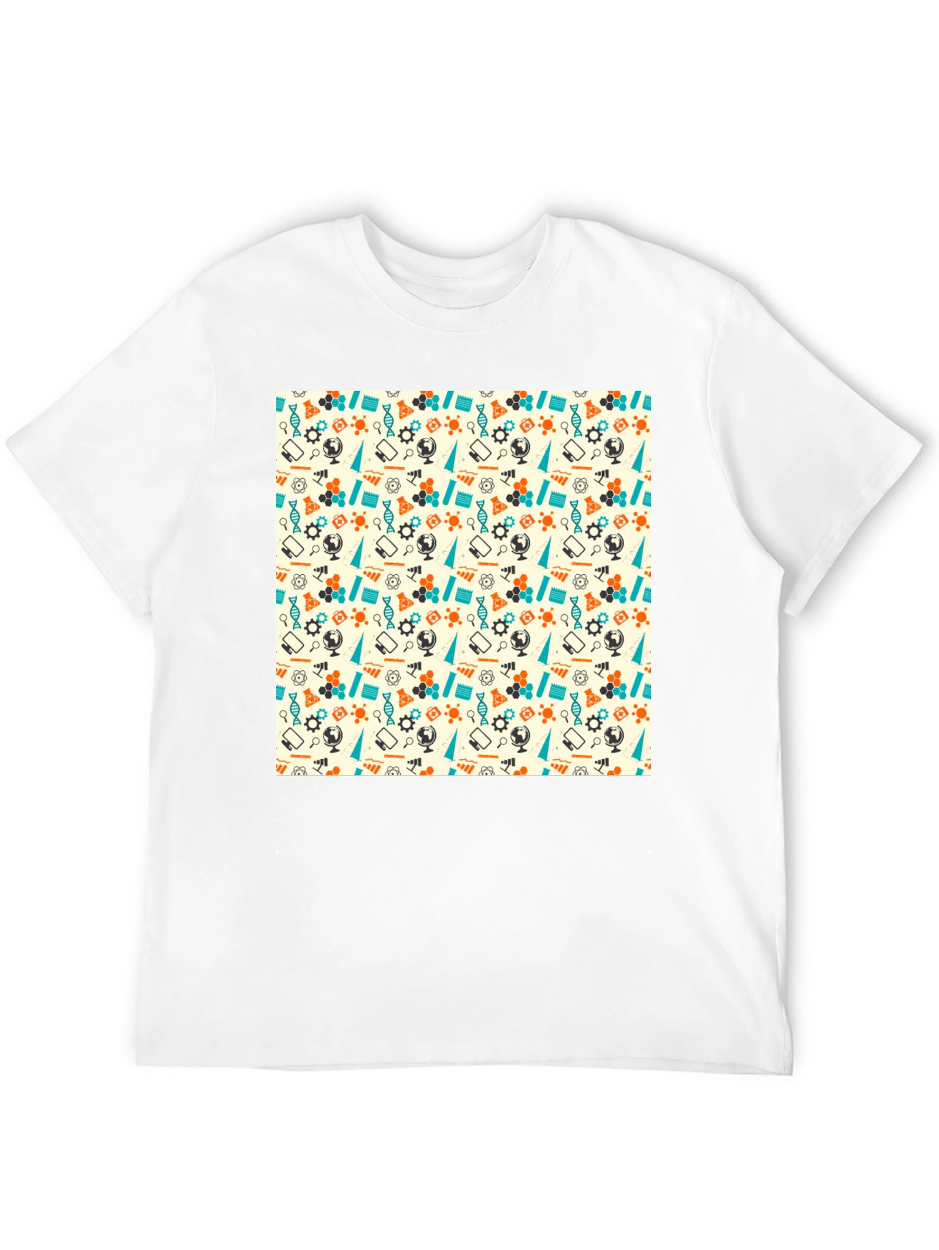 Science Pattern T-Shirt: Stylish & Unique Design