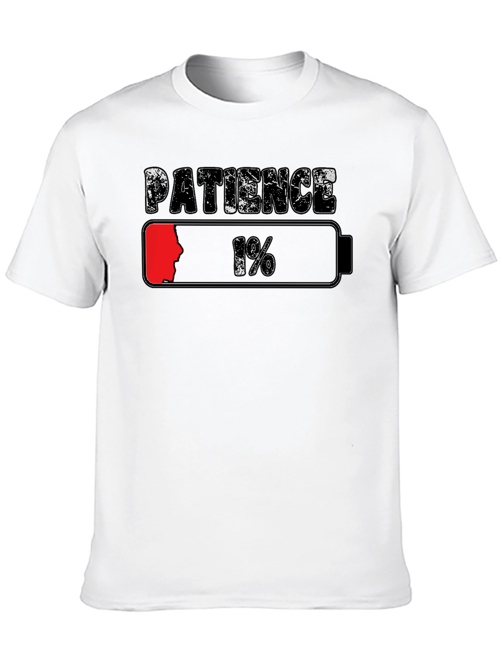 Patience Low Battery T-Shirt