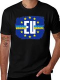 Ukraine EU Flag T-Shirt