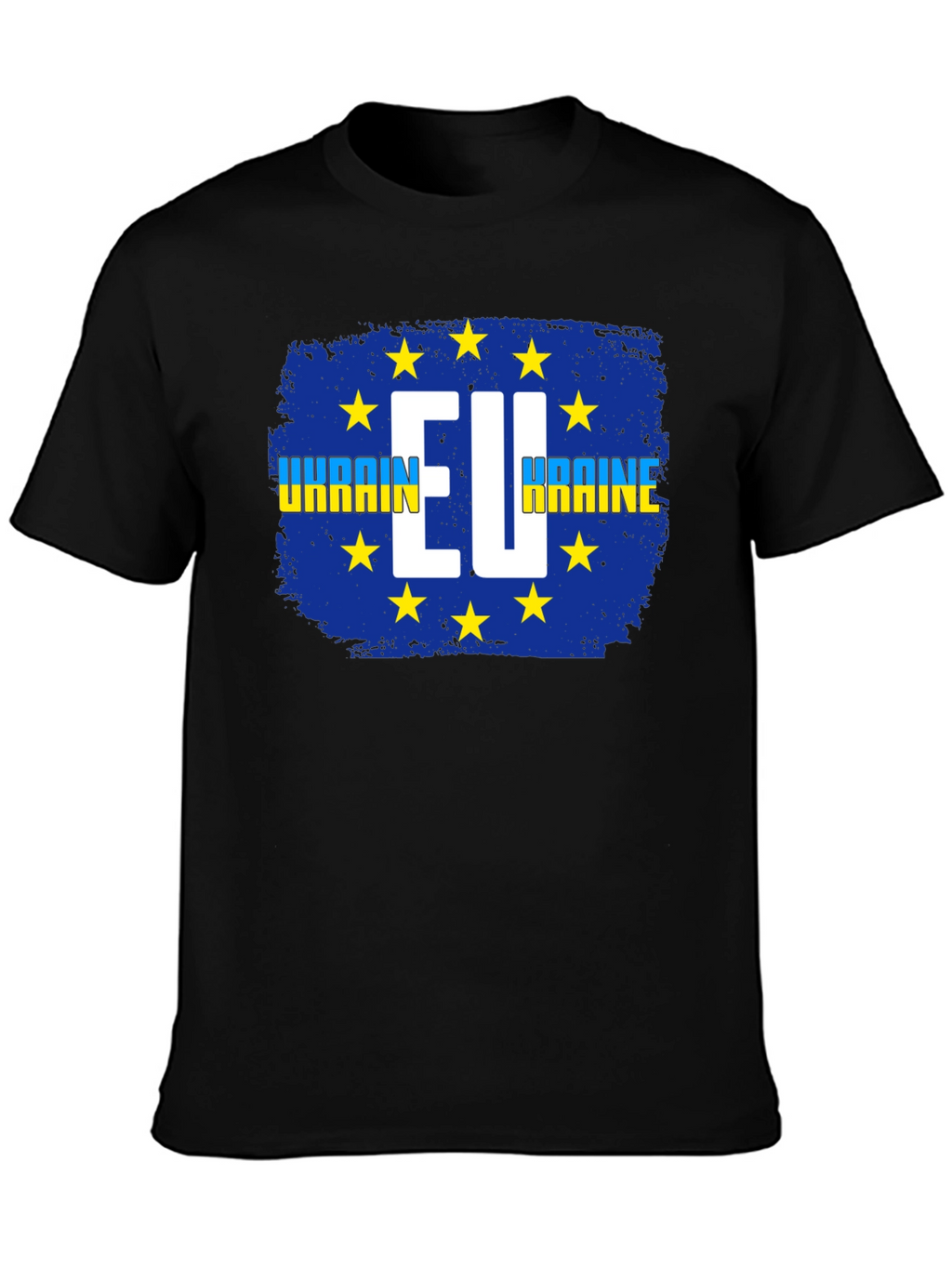 Ukraine EU Flag T-Shirt