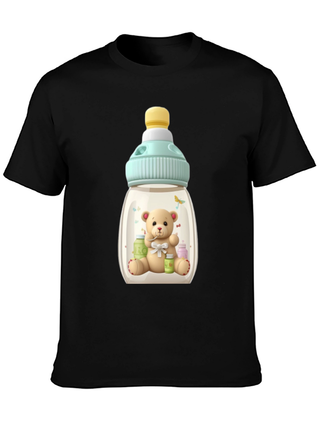 Teddy Bear Baby Bottle T-Shirt