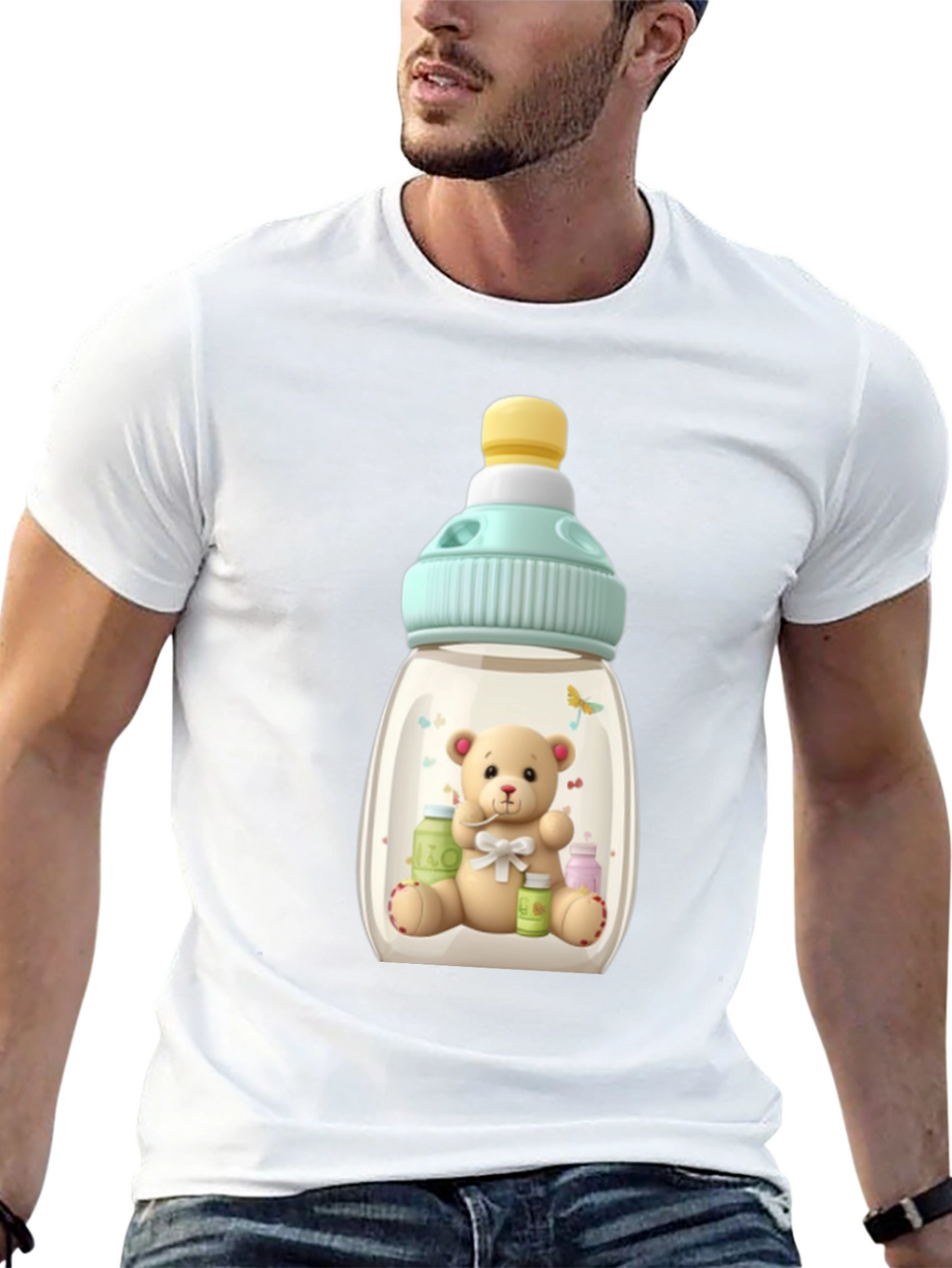 Teddy Bear Baby Bottle T-Shirt