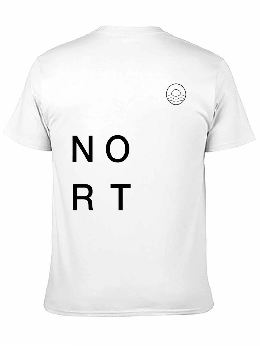 Modern Black Graphic Tee - Nort Design