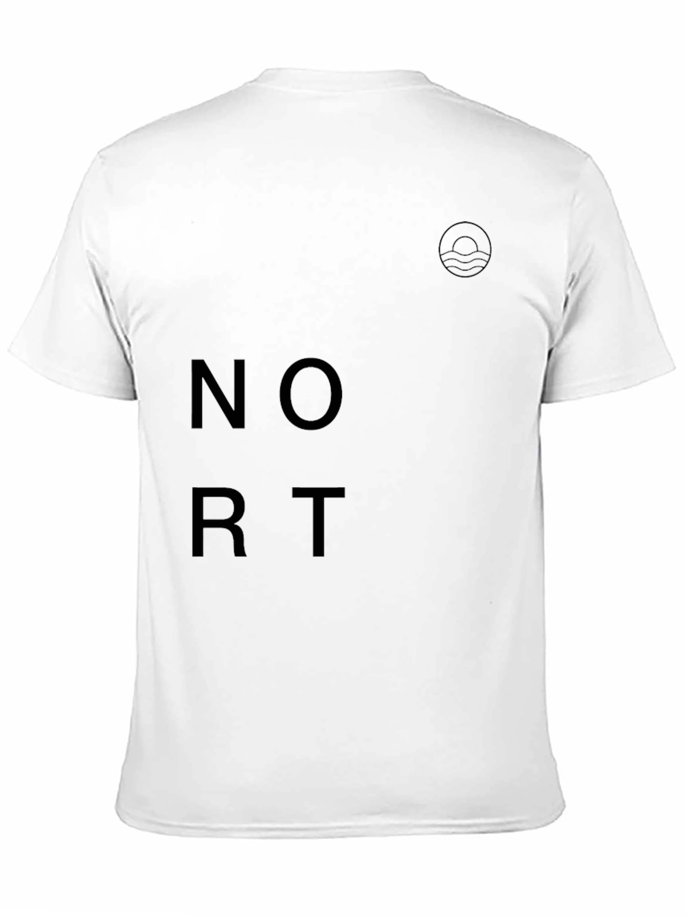 Modern Black Graphic Tee - Nort Design