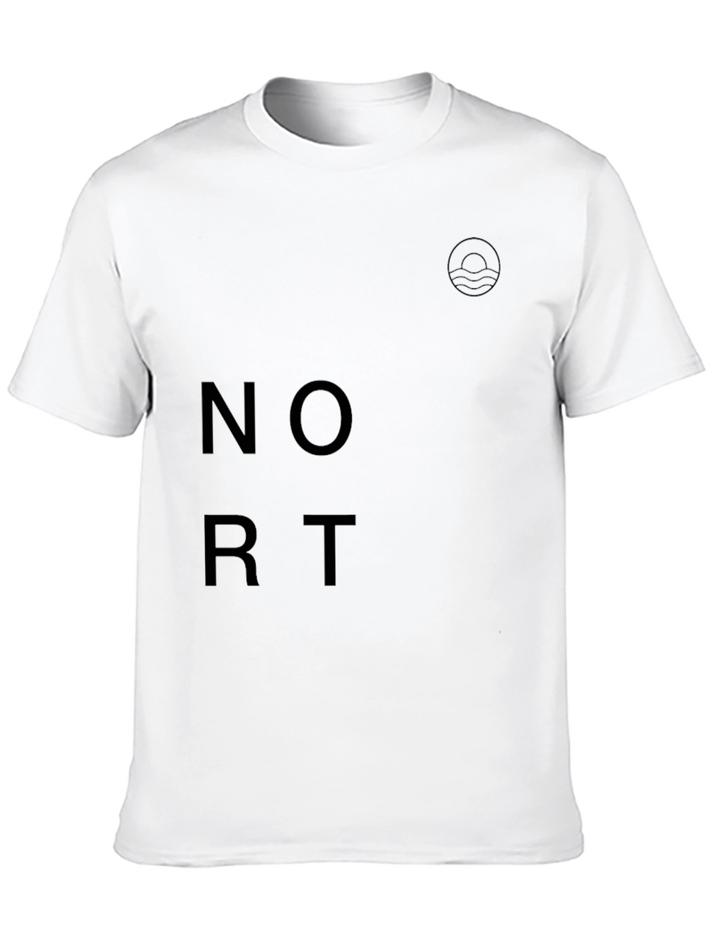 Modern Black Graphic Tee - Nort Design