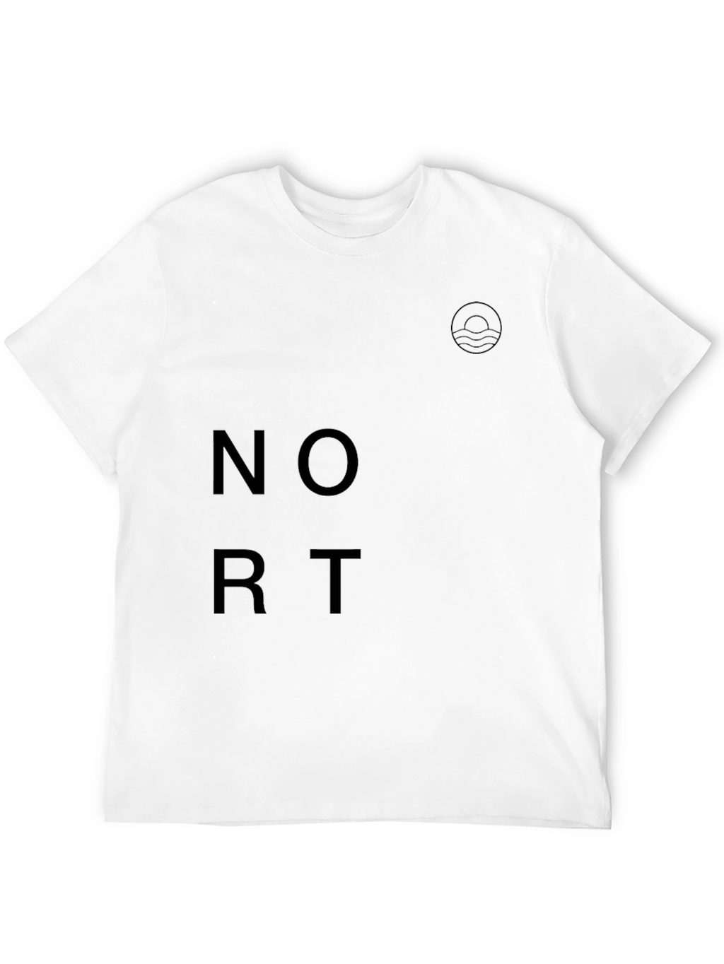 Modern Black Graphic Tee - Nort Design