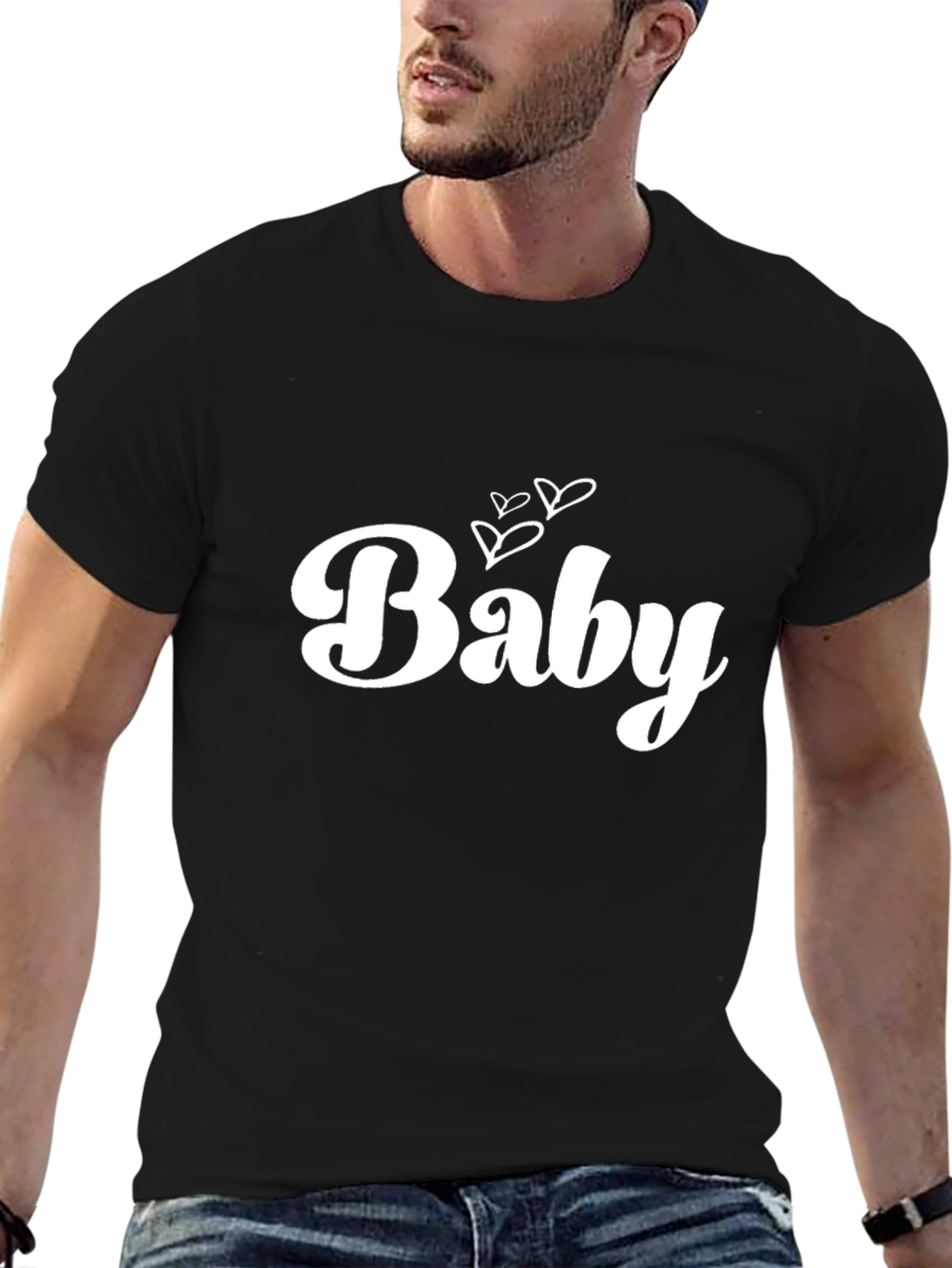 Baby Heart Tee - Black