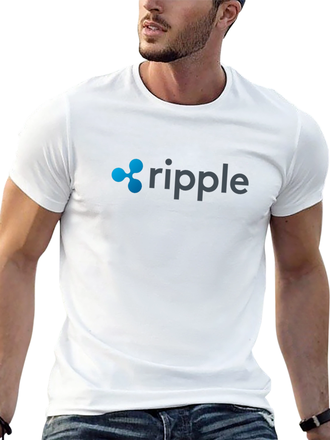 Ripple Crypto Black T-Shirt