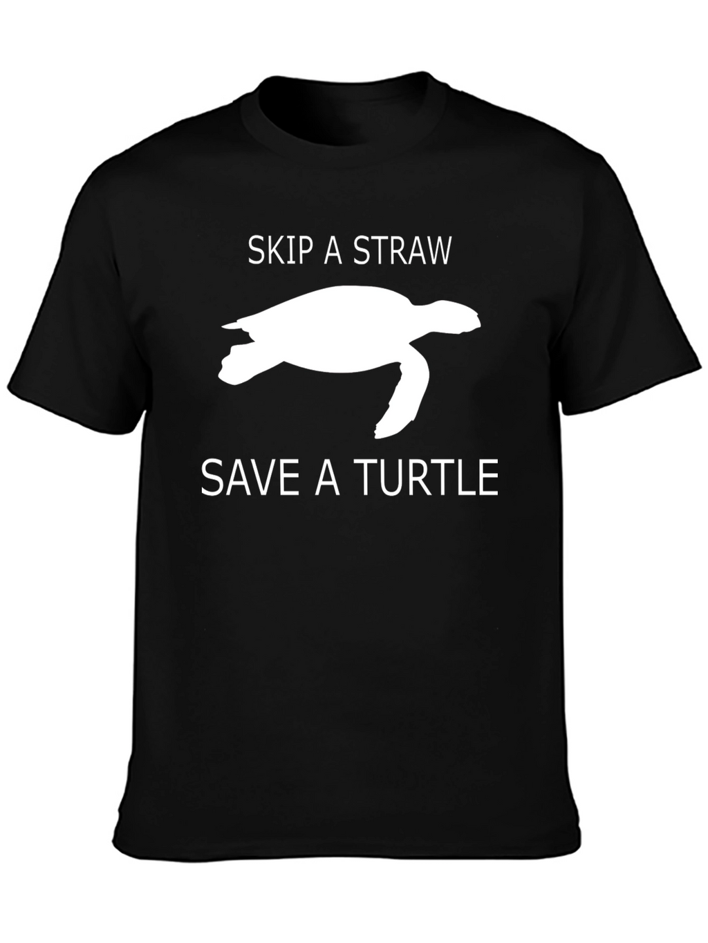 Skip a Straw Save a Turtle Graphic T-Shirt