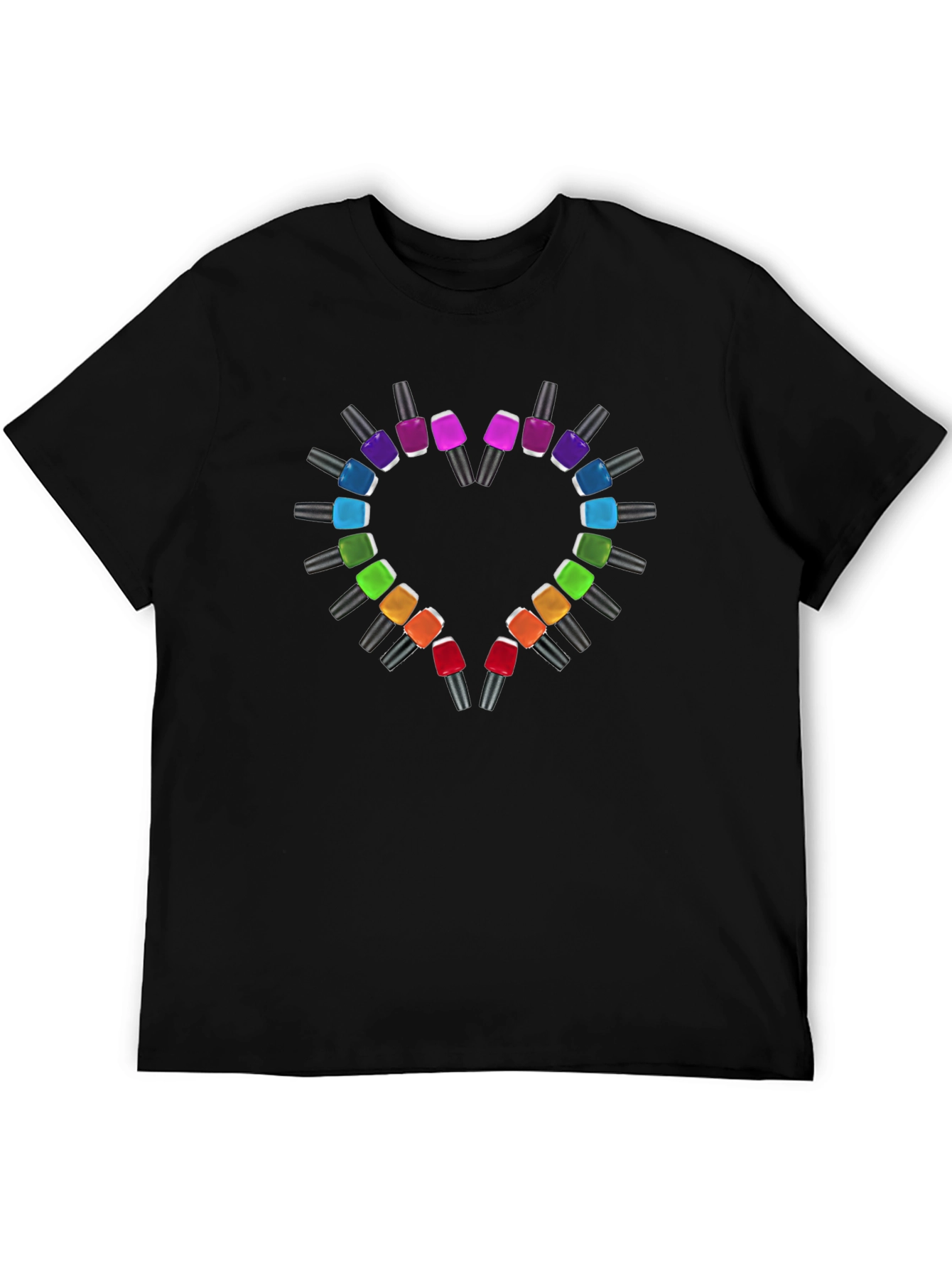 Heart Nail Polish T-Shirt - Stylish & Trendy