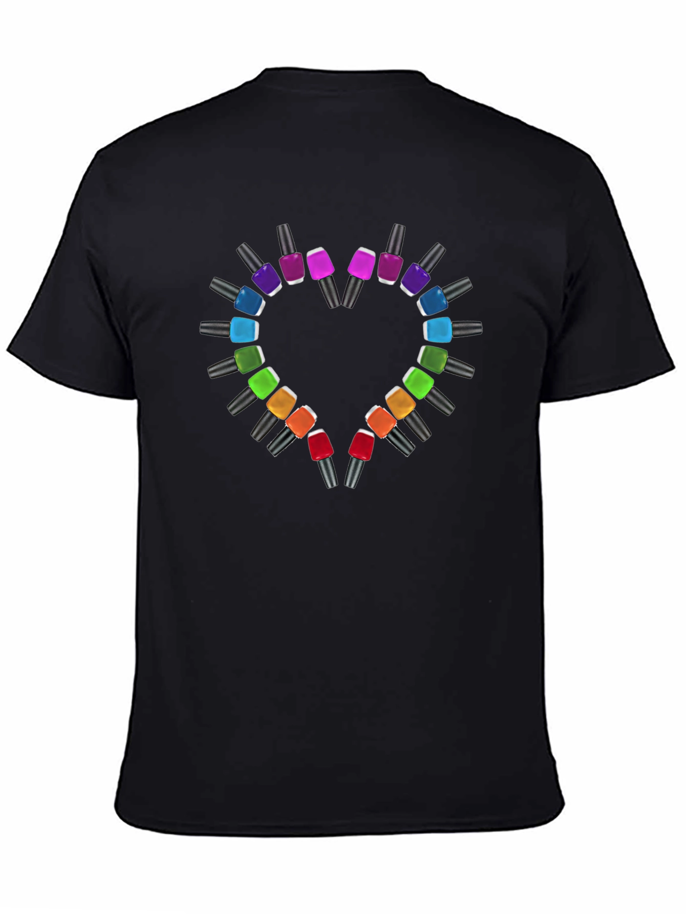 Heart Nail Polish T-Shirt - Stylish & Trendy