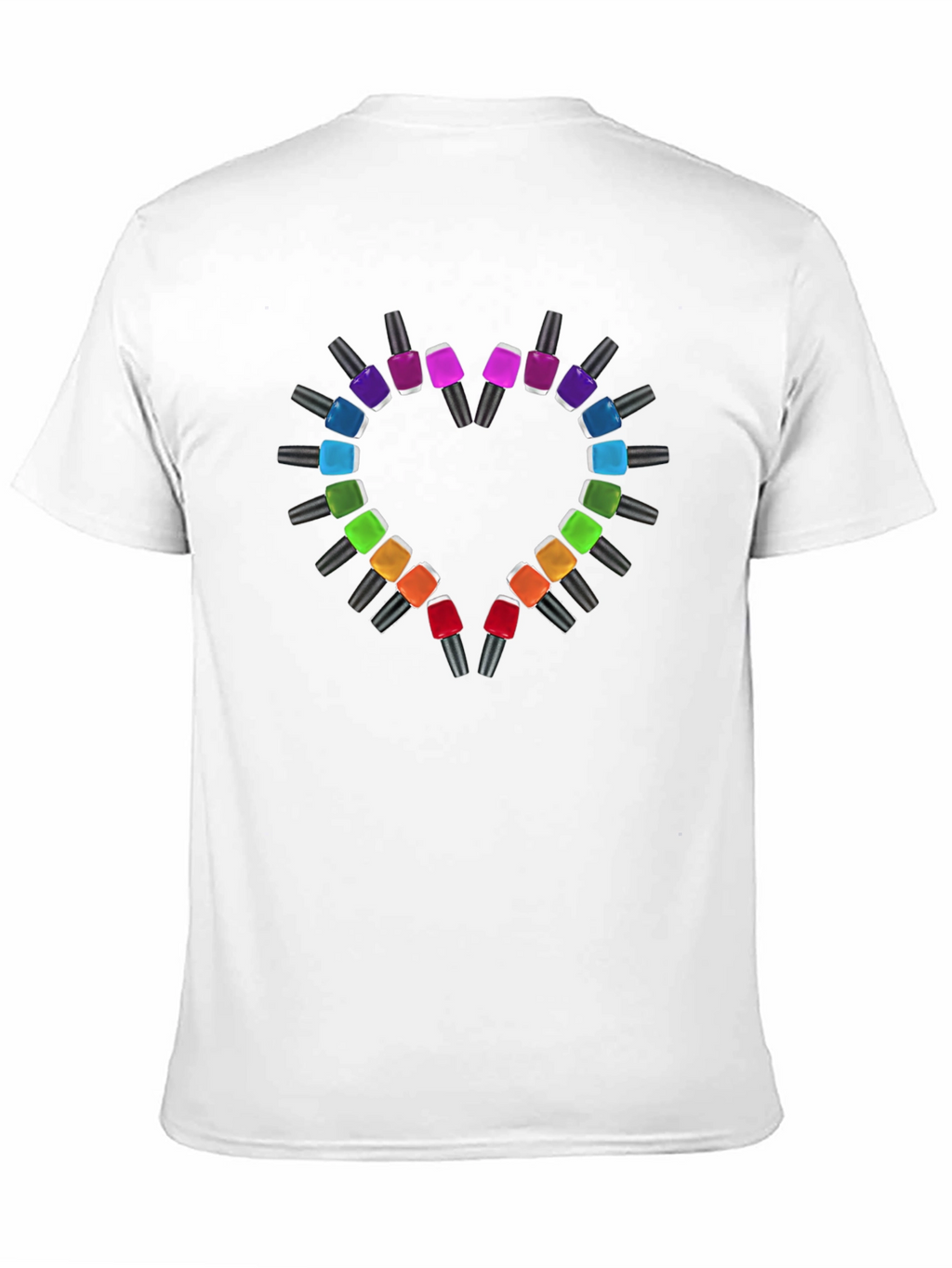 Heart Nail Polish T-Shirt - Stylish & Trendy
