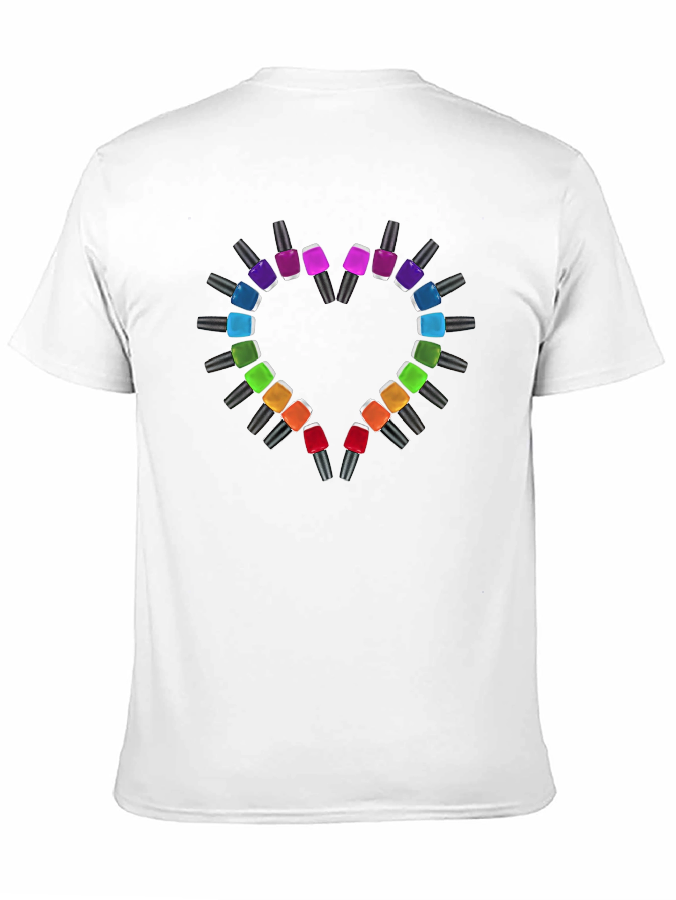 Heart Nail Polish T-Shirt - Stylish & Trendy