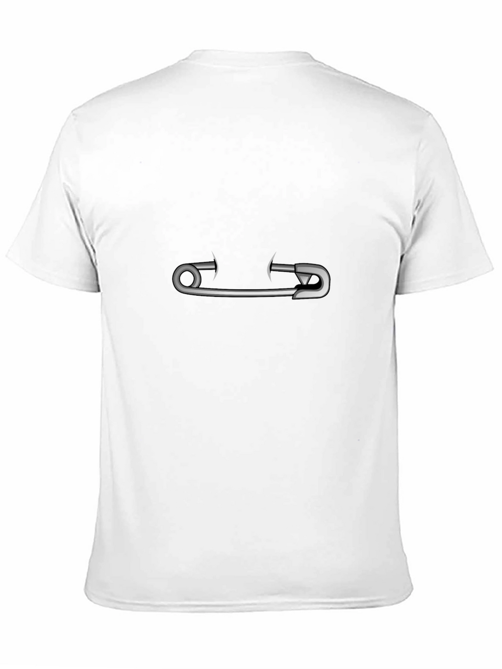 Safety Pin Graphic T-Shirt - Classic Black Tee