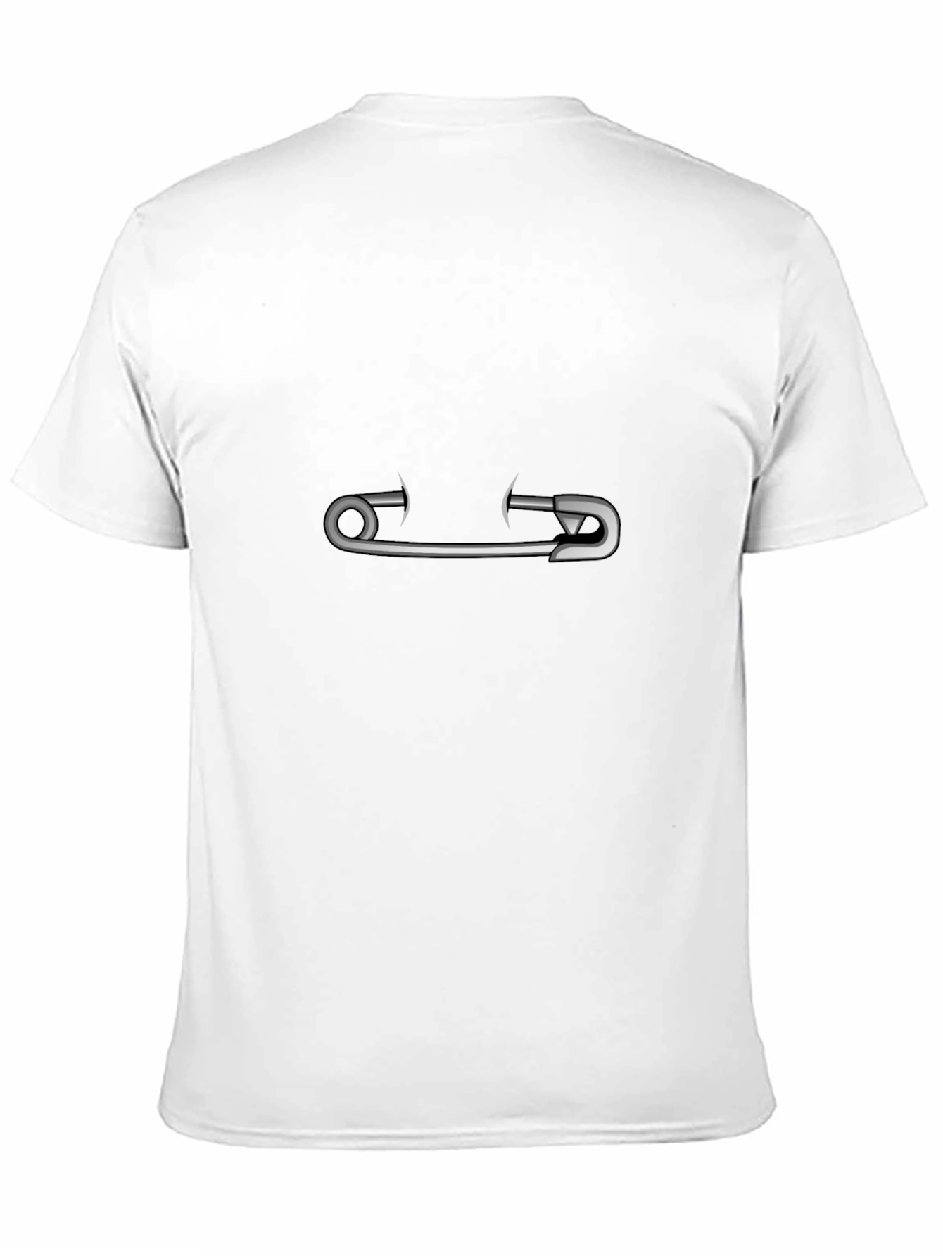 Safety Pin Graphic T-Shirt - Classic Black Tee