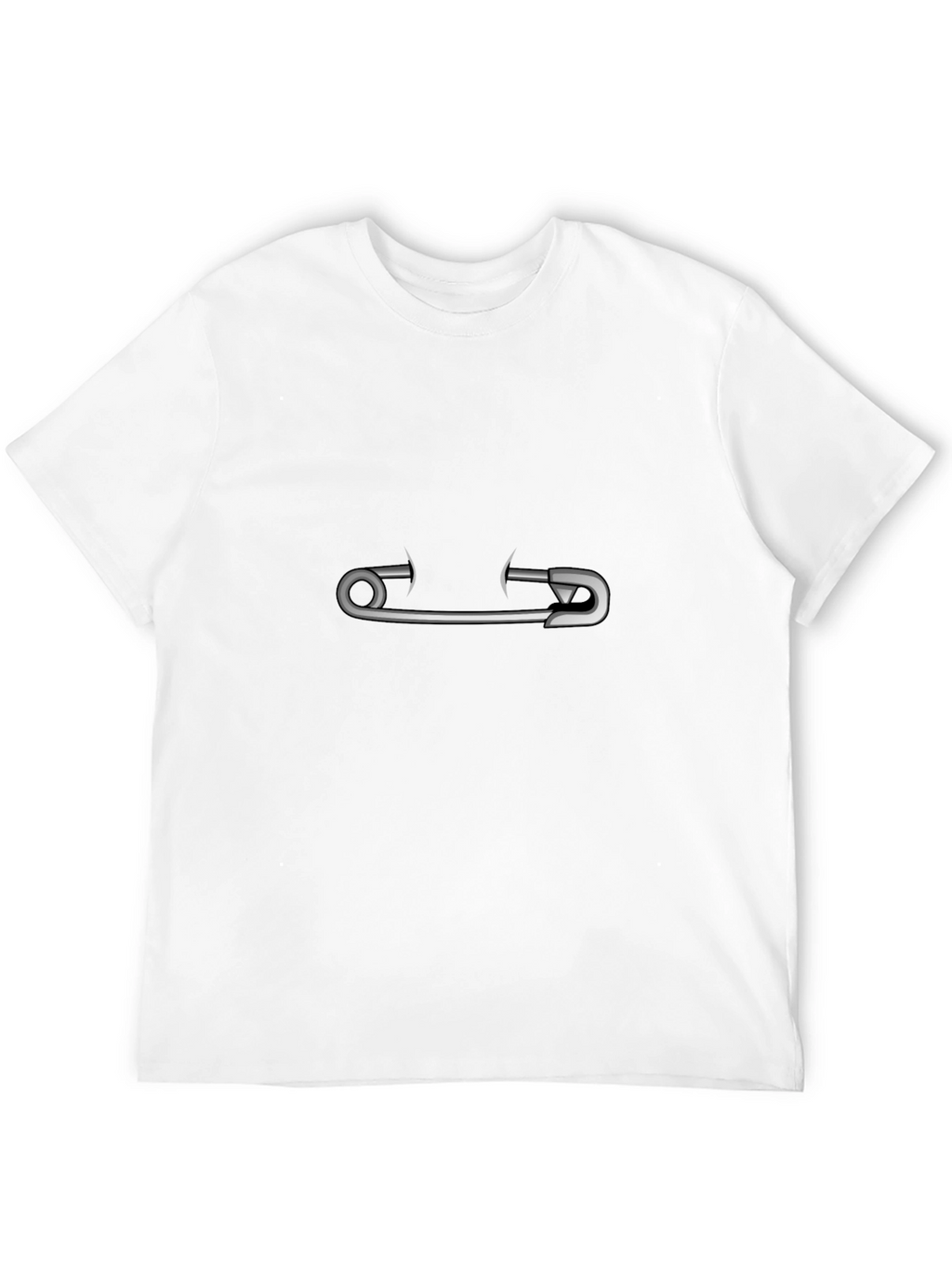 Safety Pin Graphic T-Shirt - Classic Black Tee