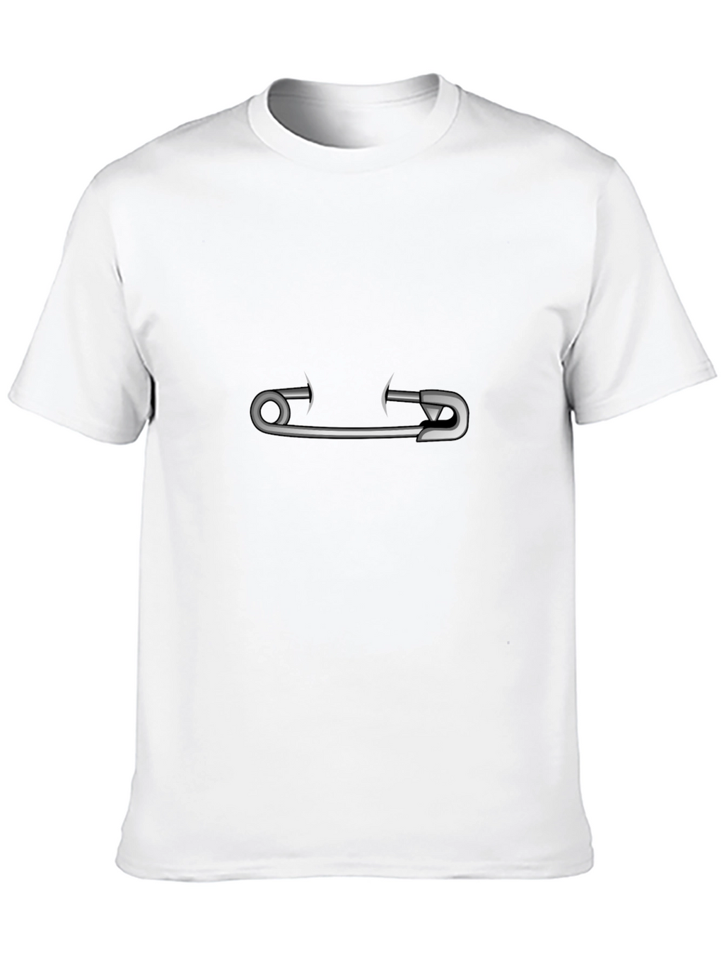 Safety Pin Graphic T-Shirt - Classic Black Tee