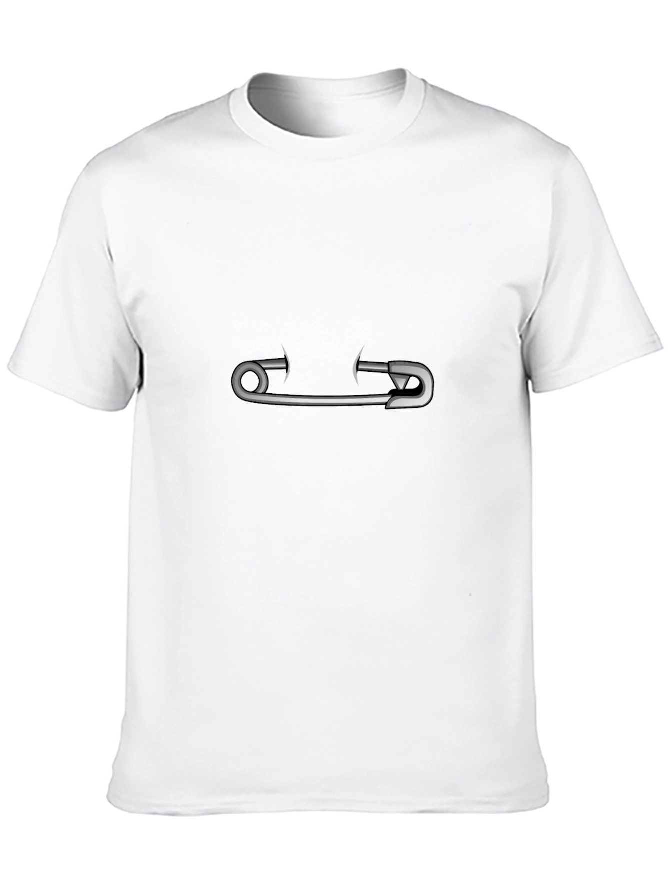 Safety Pin Graphic T-Shirt - Classic Black Tee
