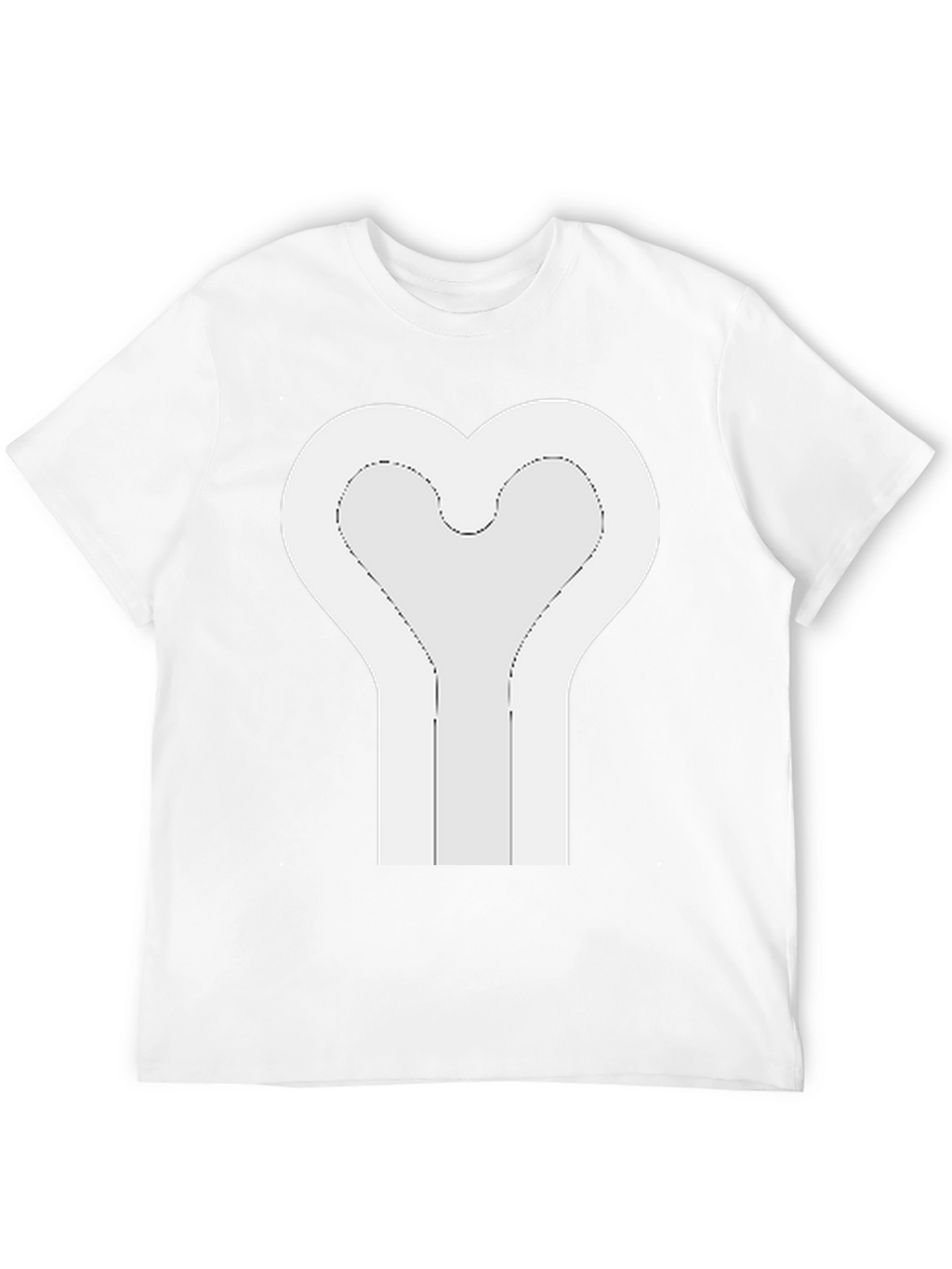 Heart Bone Graphic Tee - Unique Design