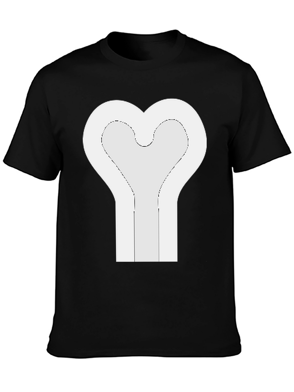 Heart Bone Graphic Tee - Unique Design