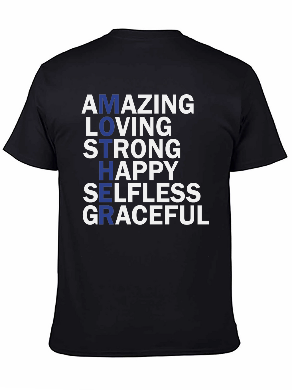 Amazing Mother Graphic T-Shirt - Black Tee